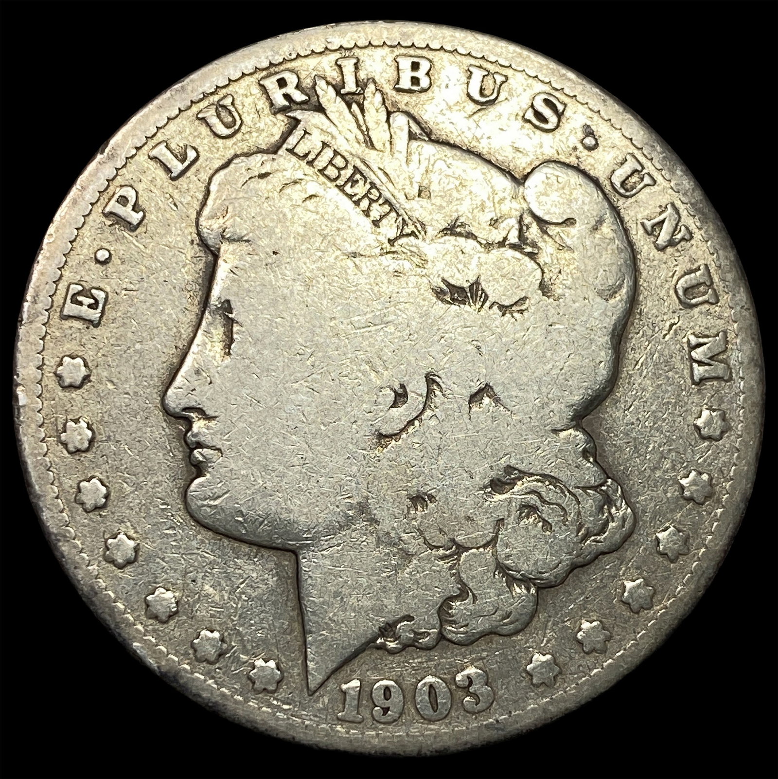 1903-S Silver Morgan Dollar NICELY CIRCULATED: 1903-S Silver Morgan Dollar NICELY CIRCULATED