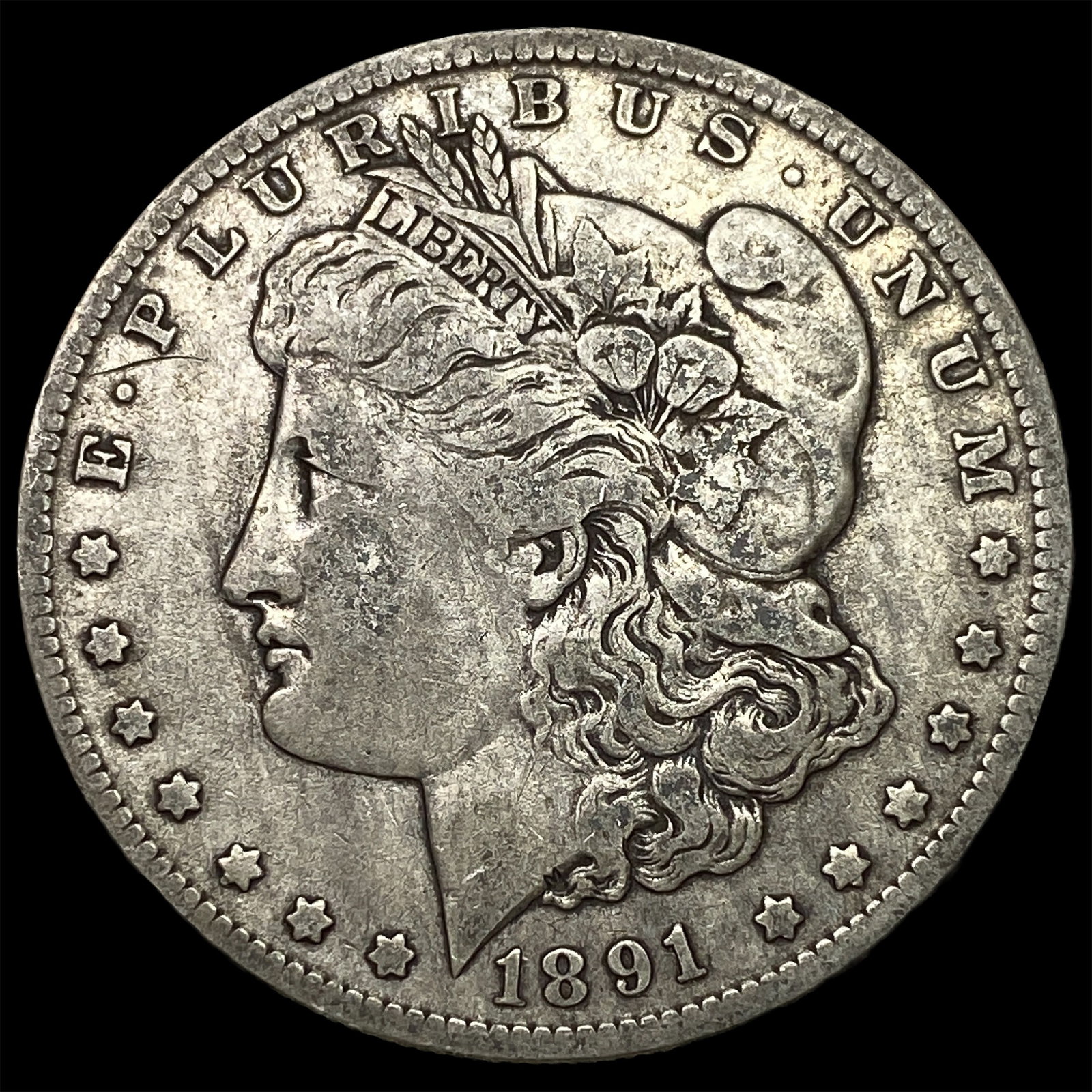 1891-O Silver Morgan Dollar NEARLY UNCIRCULATED: 1891-O Silver Morgan Dollar NEARLY UNCIRCULATED