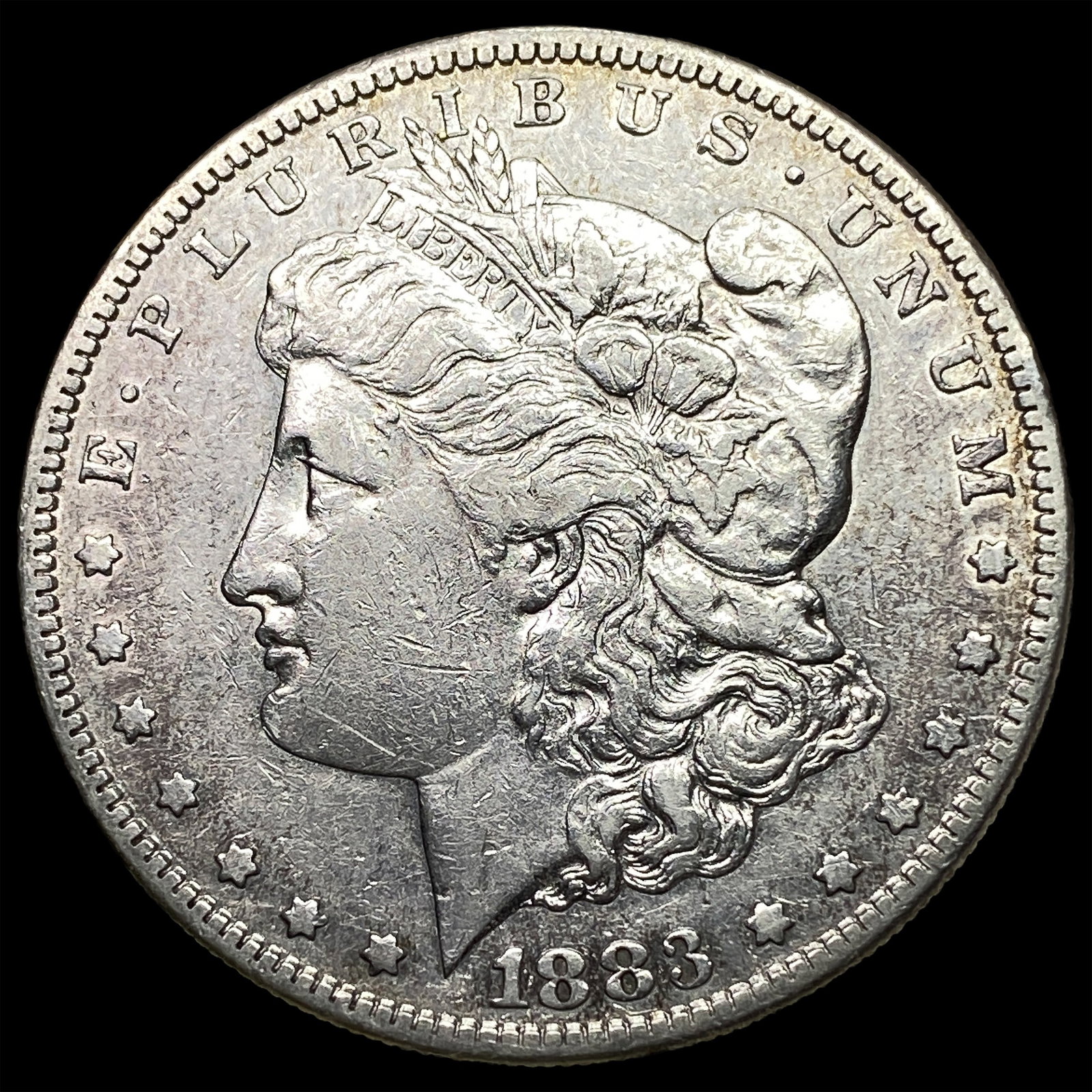 1883-S Silver Morgan Dollar NEARLY UNCIRCULATED: 1883-S Silver Morgan Dollar NEARLY UNCIRCULATED