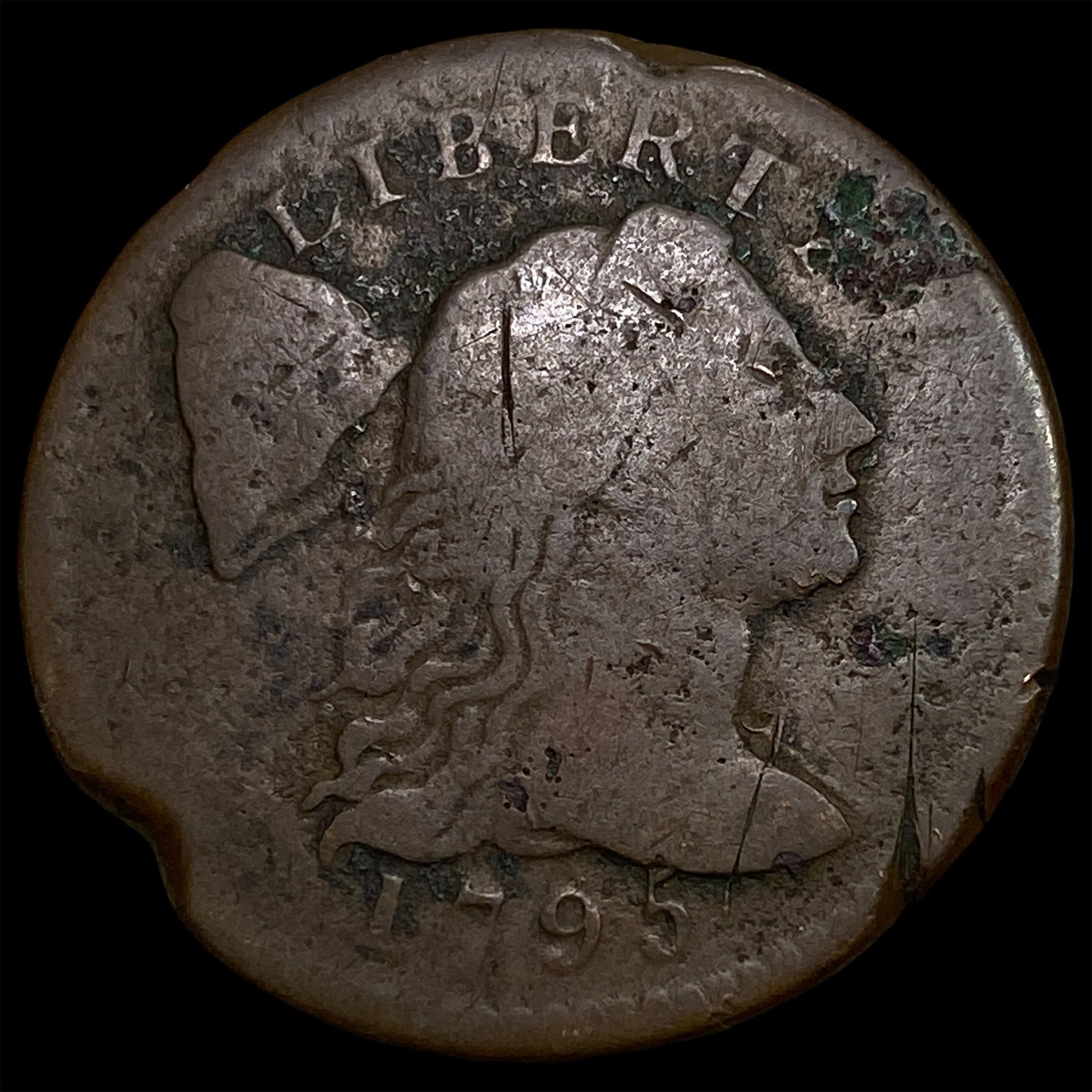 1795 Liberty Cap Large Cent NICELY CIRCULATED (1 of 2)