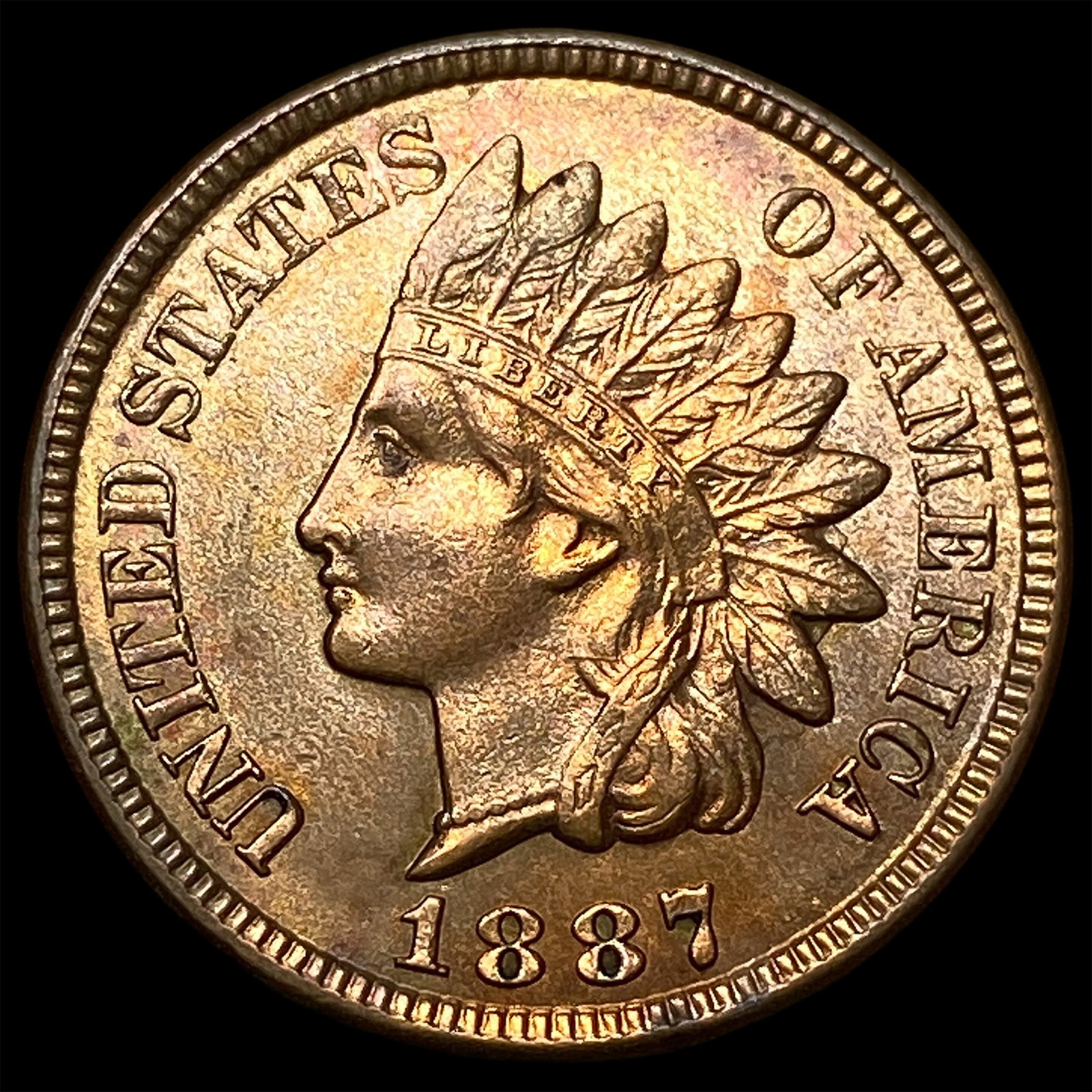 1887 Indian Head Cent UNCIRCULATED (1 of 2)