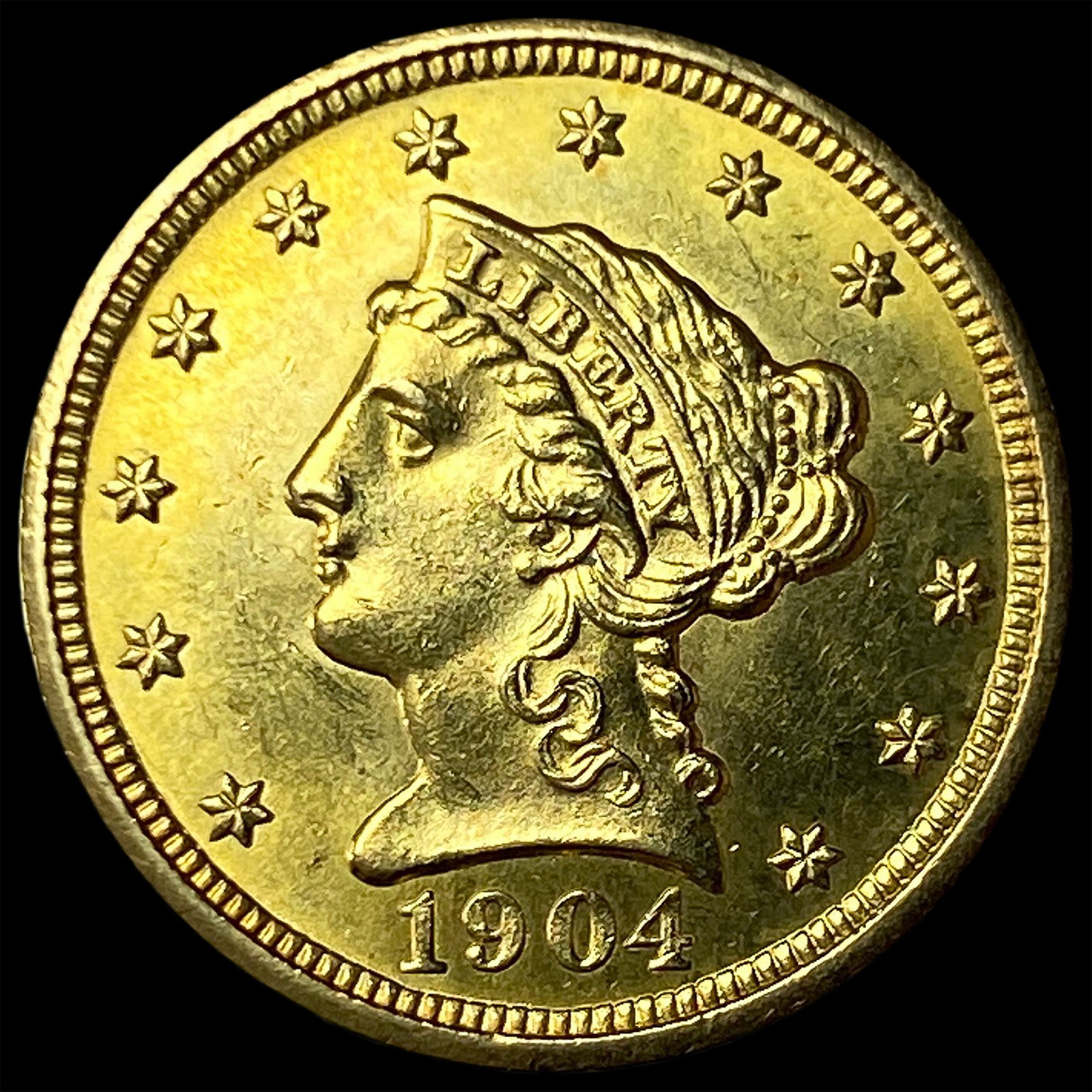 1904 Liberty Head Gold $2.5 Quarter Eagle UNCIRCULATED (1 of 2)