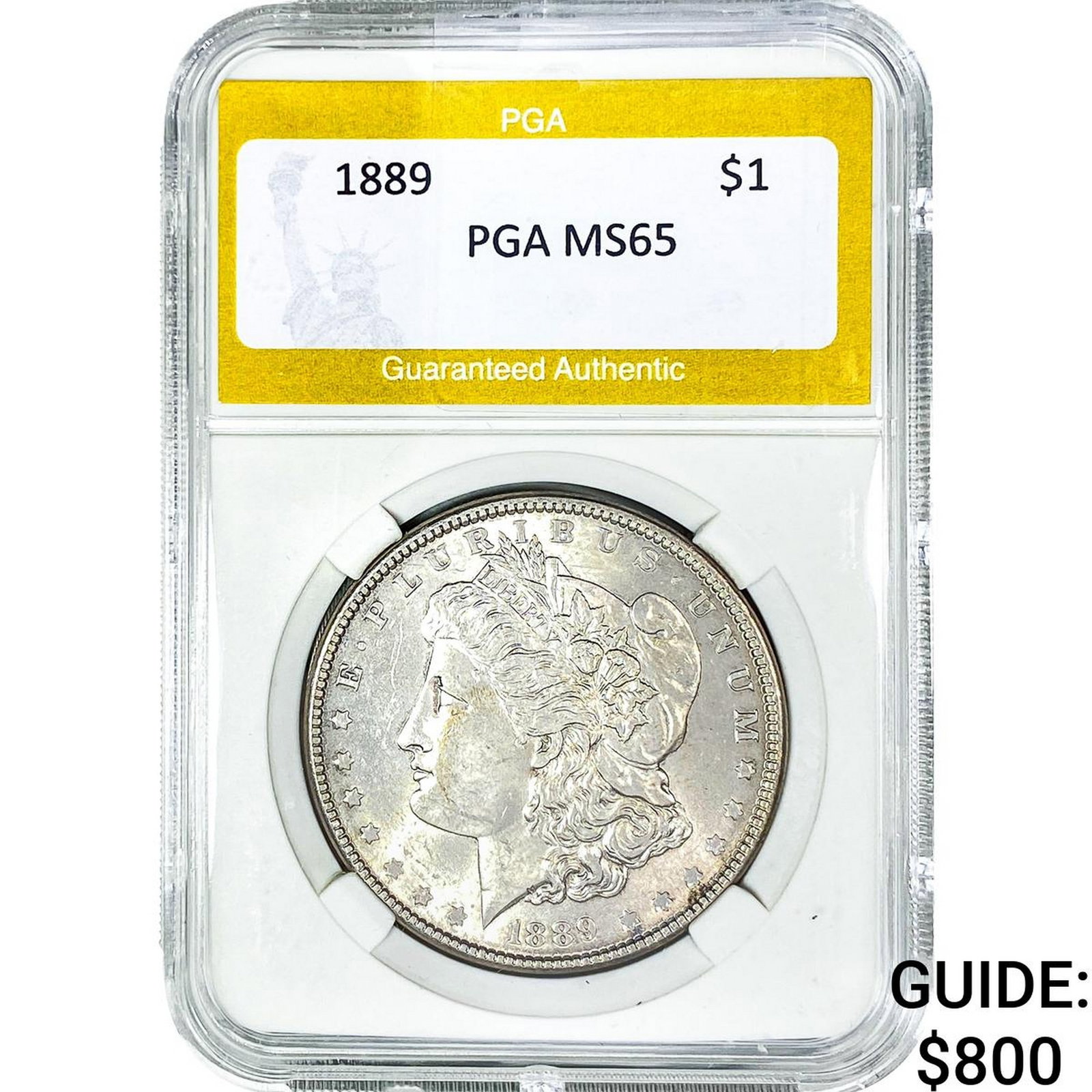 1889 Morgan Silver Dollar PGA MS65 (1 of 2)