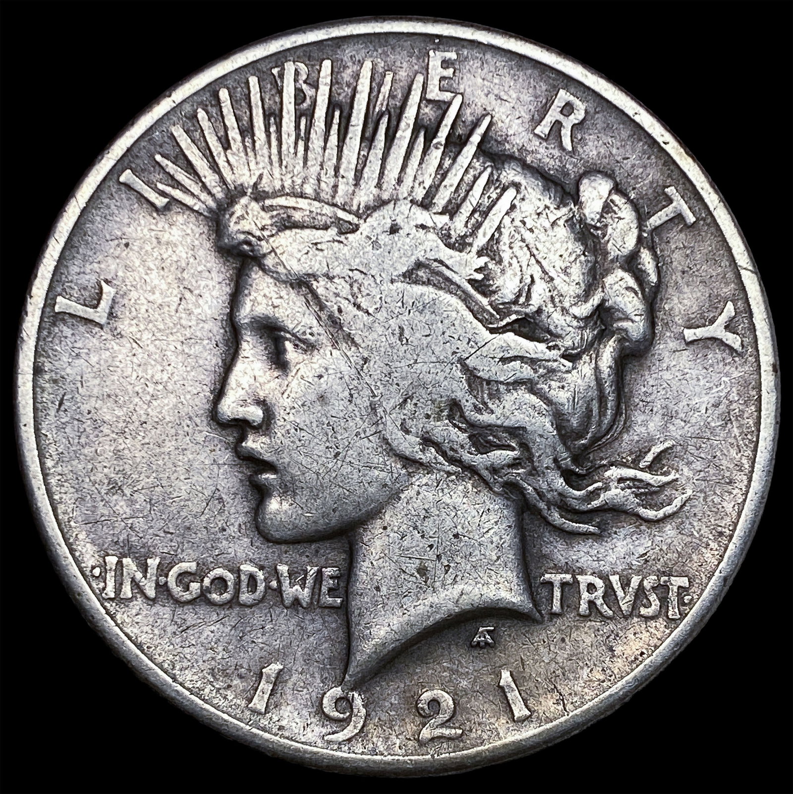 1921 Silver Peace Dollar LIGHTLY CIRCULATED: 1921 Silver Peace Dollar LIGHTLY CIRCULATED
