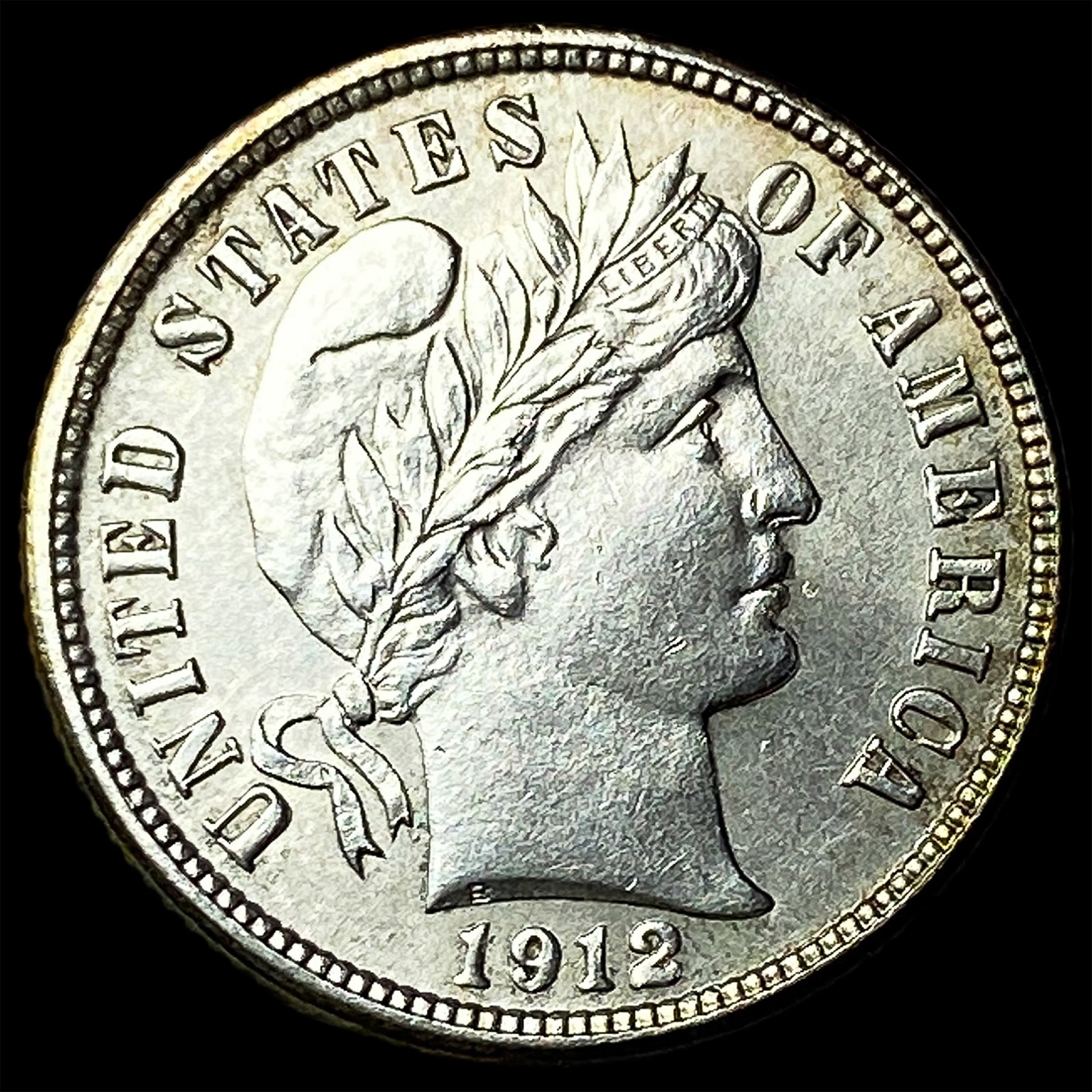 1912-D Silver Barber Dime UNCIRCULATED (1 of 2)
