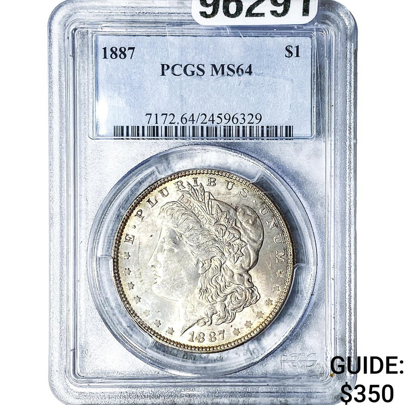 1887 Morgan Silver Dollar PCGS MS64: 1887 Morgan Silver Dollar PCGS MS64