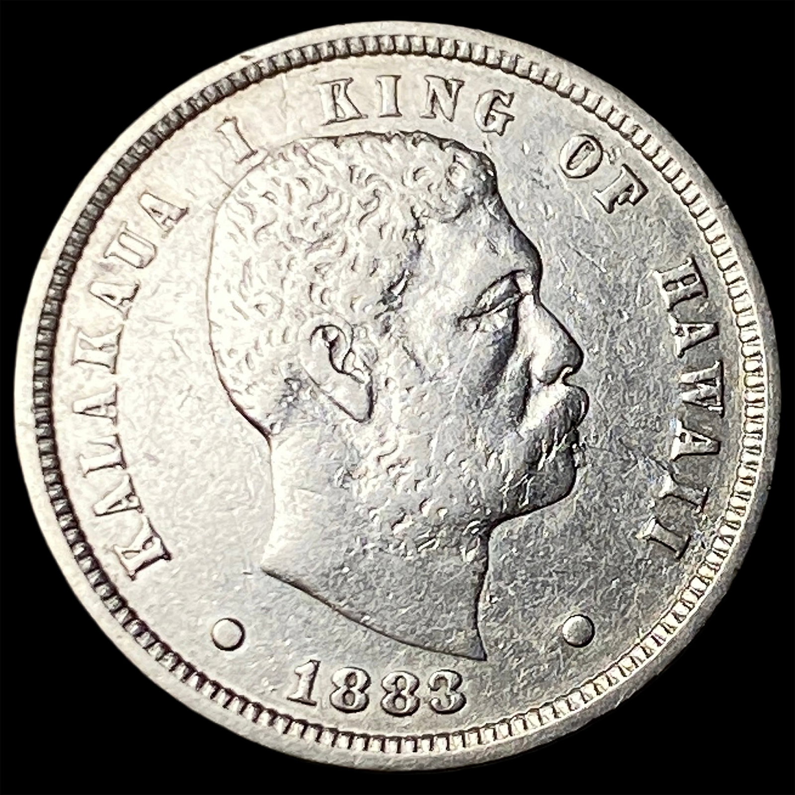 1883 Hawaii Silver Dime NEARLY UNCIRCULATED (1 of 2)