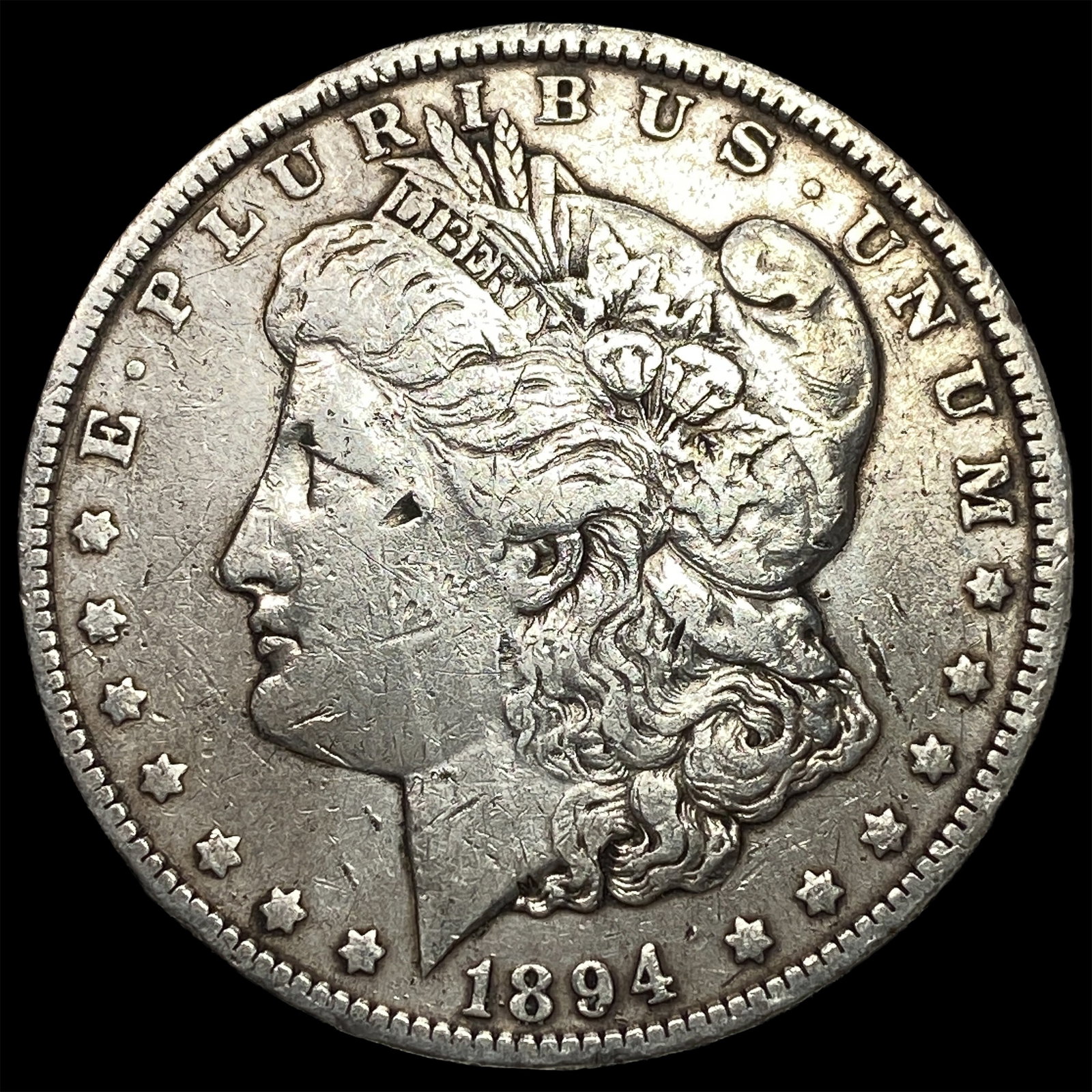 1894-O Silver Morgan Dollar LIGHTLY CIRCULATED: 1894-O Silver Morgan Dollar LIGHTLY CIRCULATED