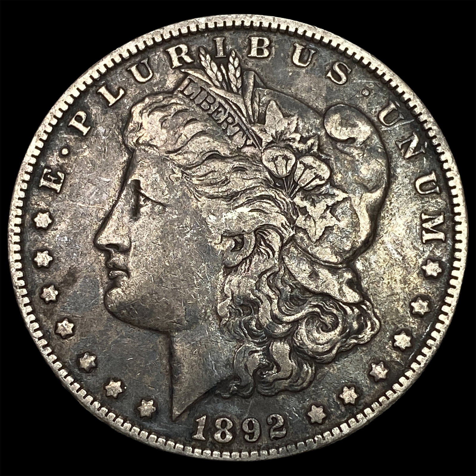 1892 Morgan Silver Dollar LIGHTLY CIRCULATED