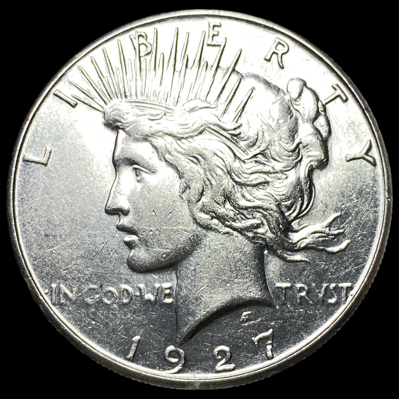 1927-S Silver Peace Dollar UNCIRCULATED: 1927-S Silver Peace Dollar UNCIRCULATED