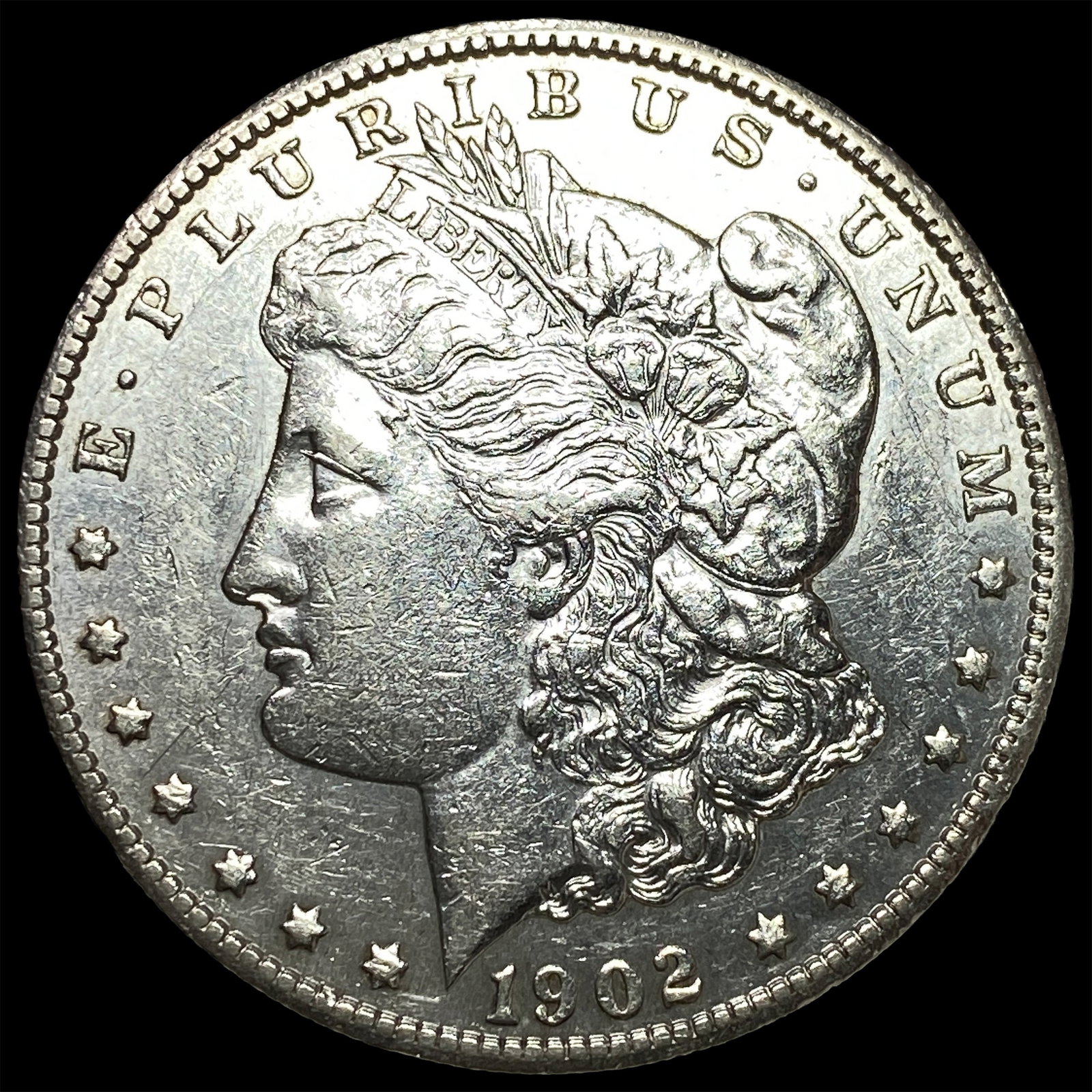 1902-S Silver Morgan Dollar CHOICE AU: 1902-S Silver Morgan Dollar CHOICE AU