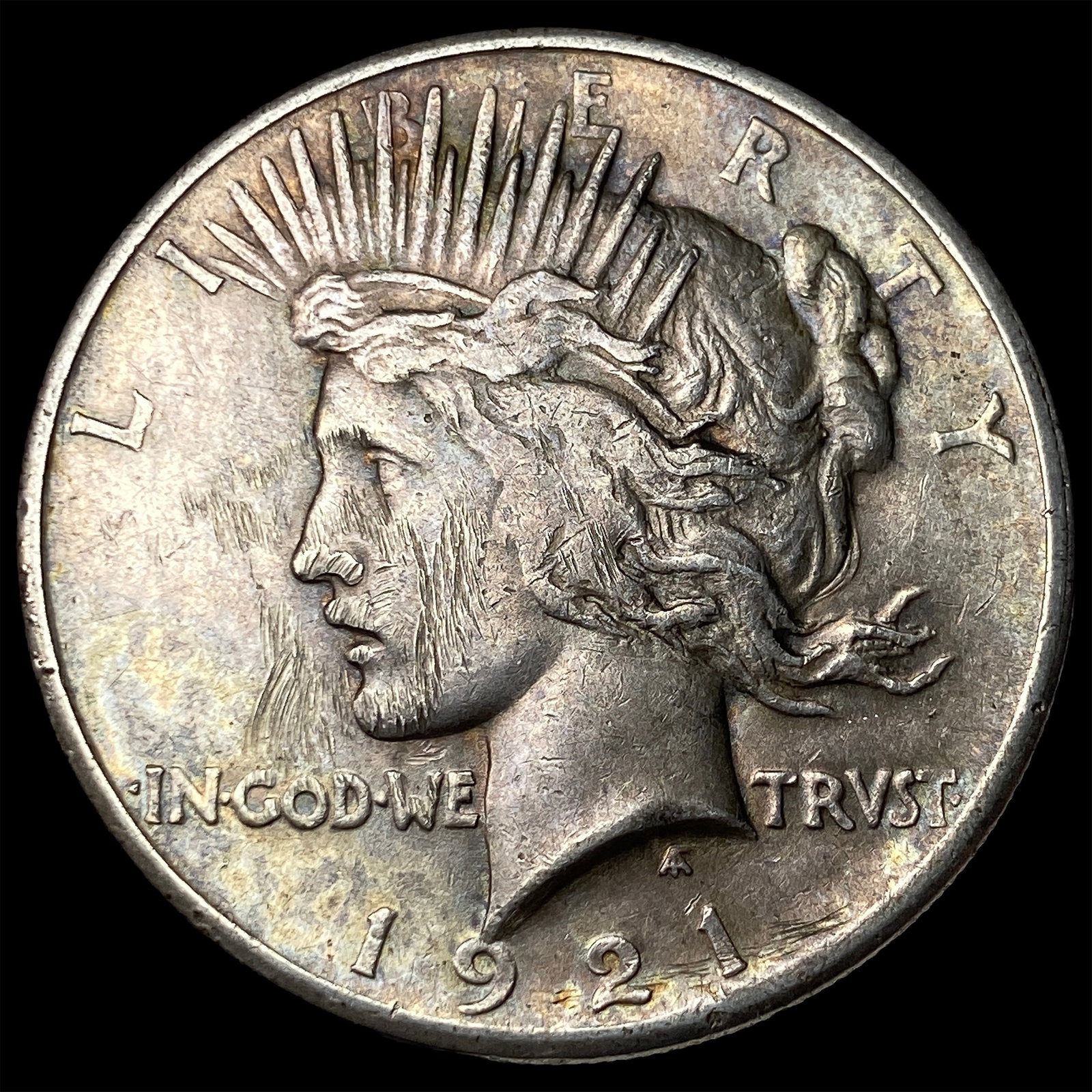 1921 Silver Peace Dollar CLOSELY UNCIRCULATED: 1921 Silver Peace Dollar CLOSELY UNCIRCULATED