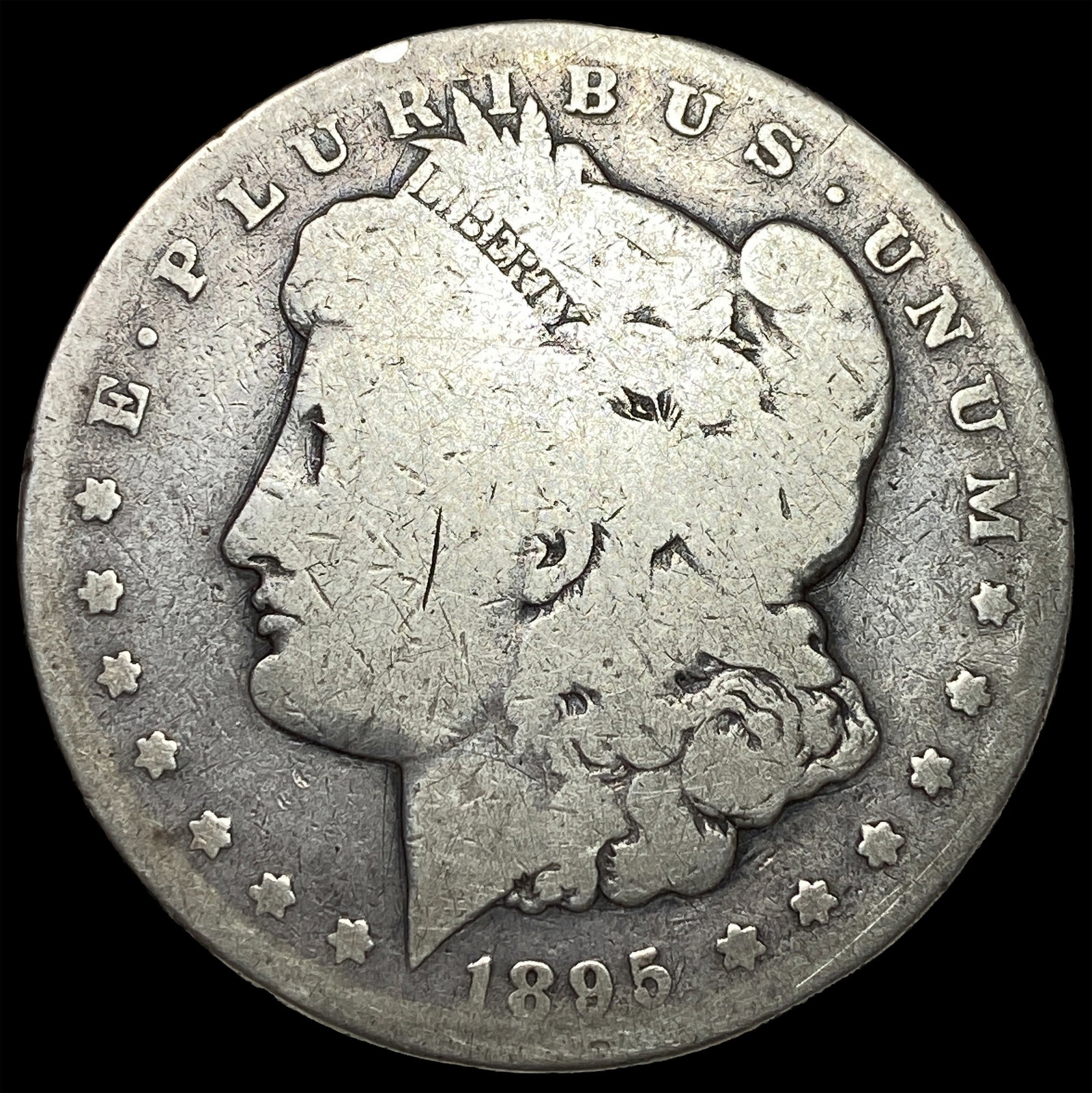 1895-S Silver Morgan Dollar NICELY CIRCULATED: 1895-S Silver Morgan Dollar NICELY CIRCULATED