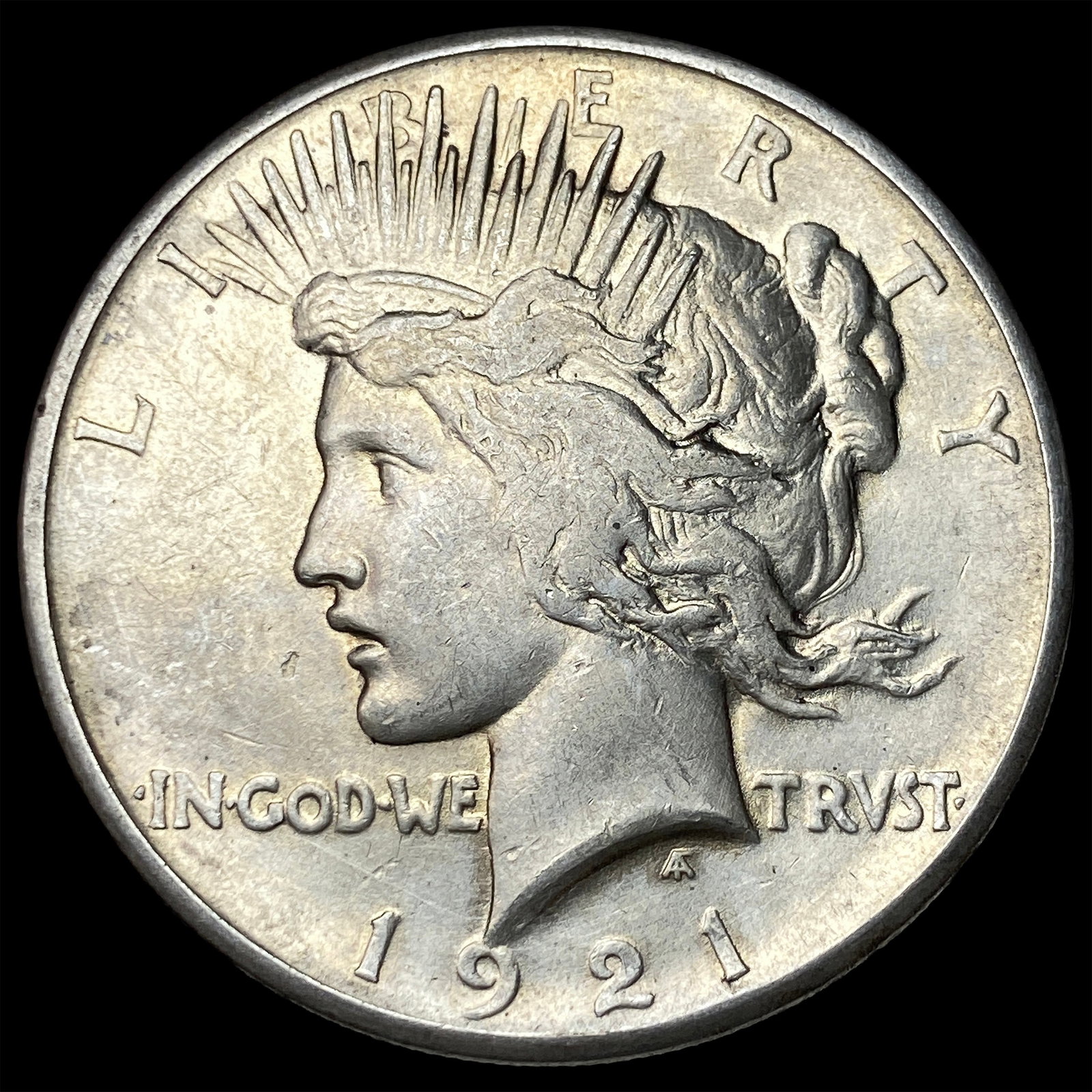 1921 Silver Peace Dollar CLOSELY UNCIRCULATED: 1921 Silver Peace Dollar CLOSELY UNCIRCULATED