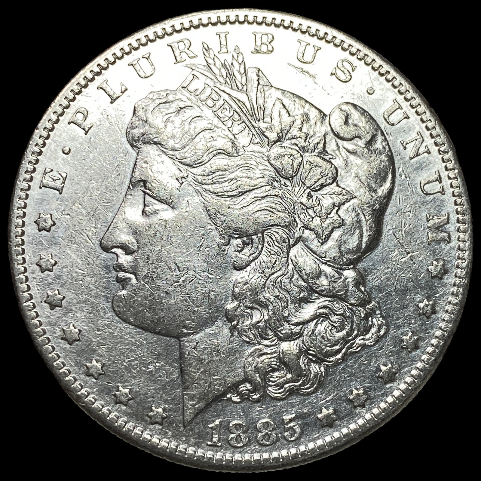 1885-S Silver Morgan Dollar UNCIRCULATED: 1885-S Silver Morgan Dollar UNCIRCULATED
