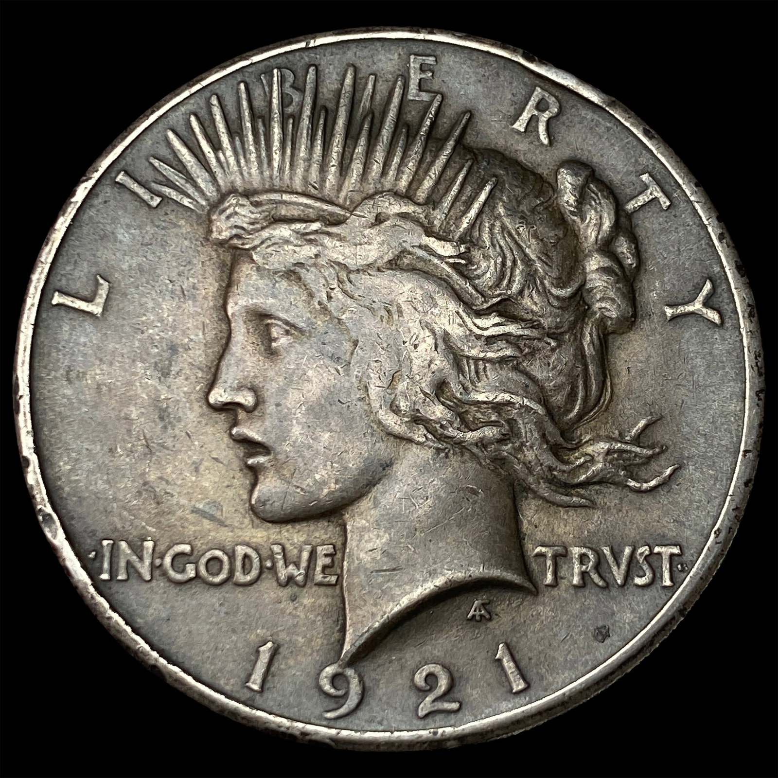 1921 Silver Peace Dollar CLOSELY UNCIRCULATED: 1921 Silver Peace Dollar CLOSELY UNCIRCULATED