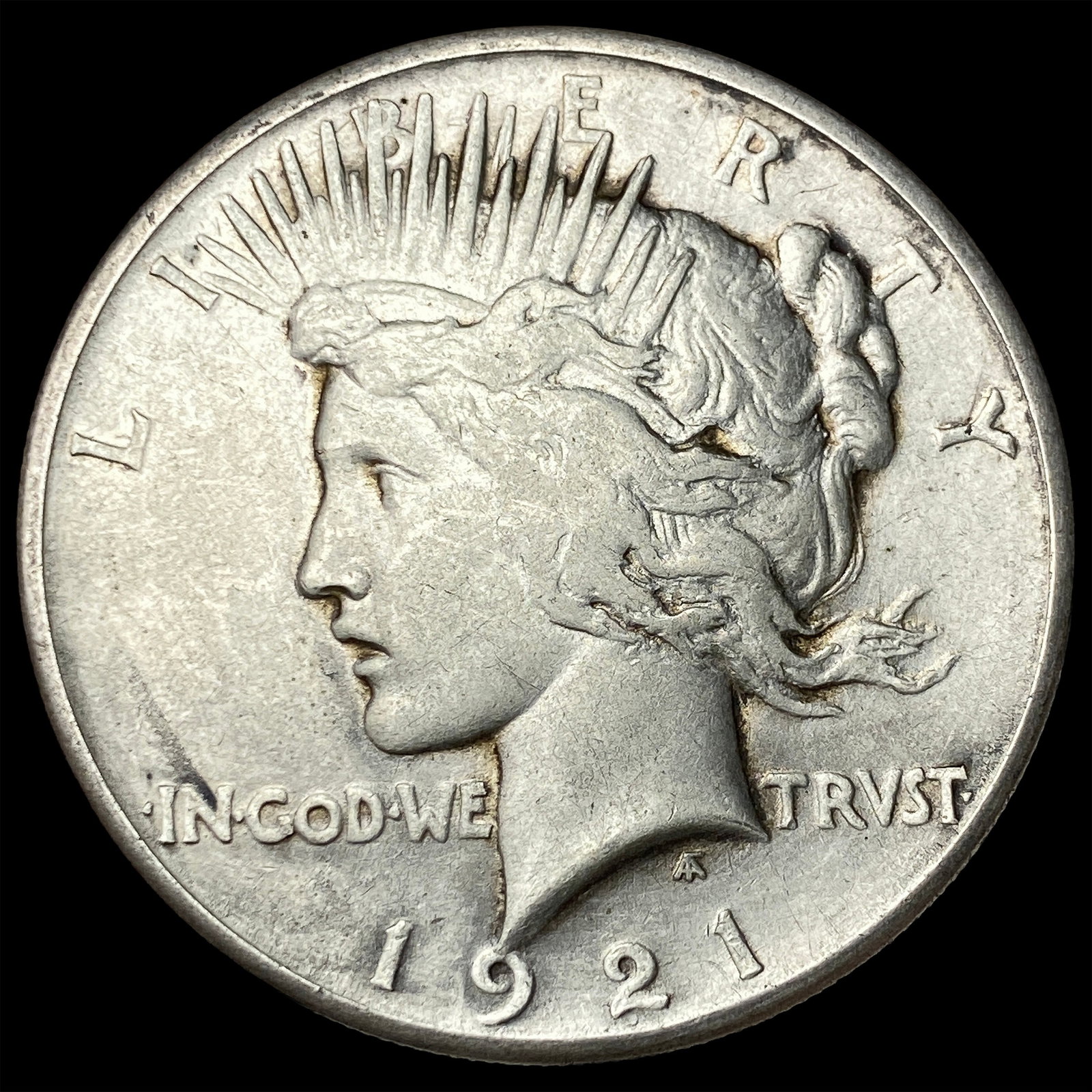 1921 Silver Peace Dollar CLOSELY UNCIRCULATED: 1921 Silver Peace Dollar CLOSELY UNCIRCULATED