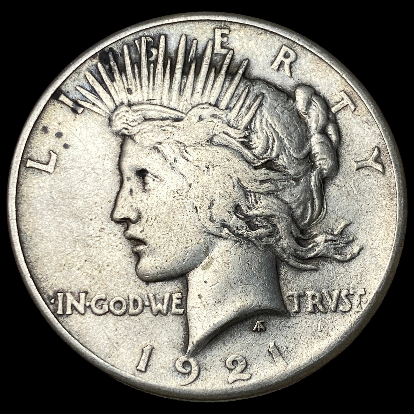 1921 Silver Peace Dollar CLOSELY UNCIRCULATED: 1921 Silver Peace Dollar CLOSELY UNCIRCULATED
