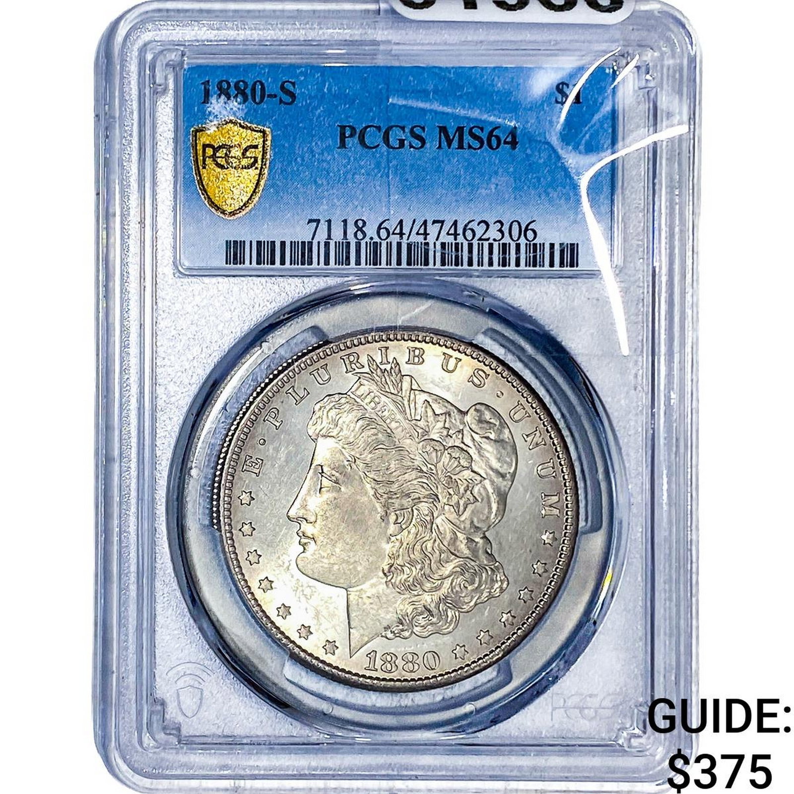 1880-S Morgan Silver Dollar PCGS MS64: 1880-S Morgan Silver Dollar PCGS MS64
