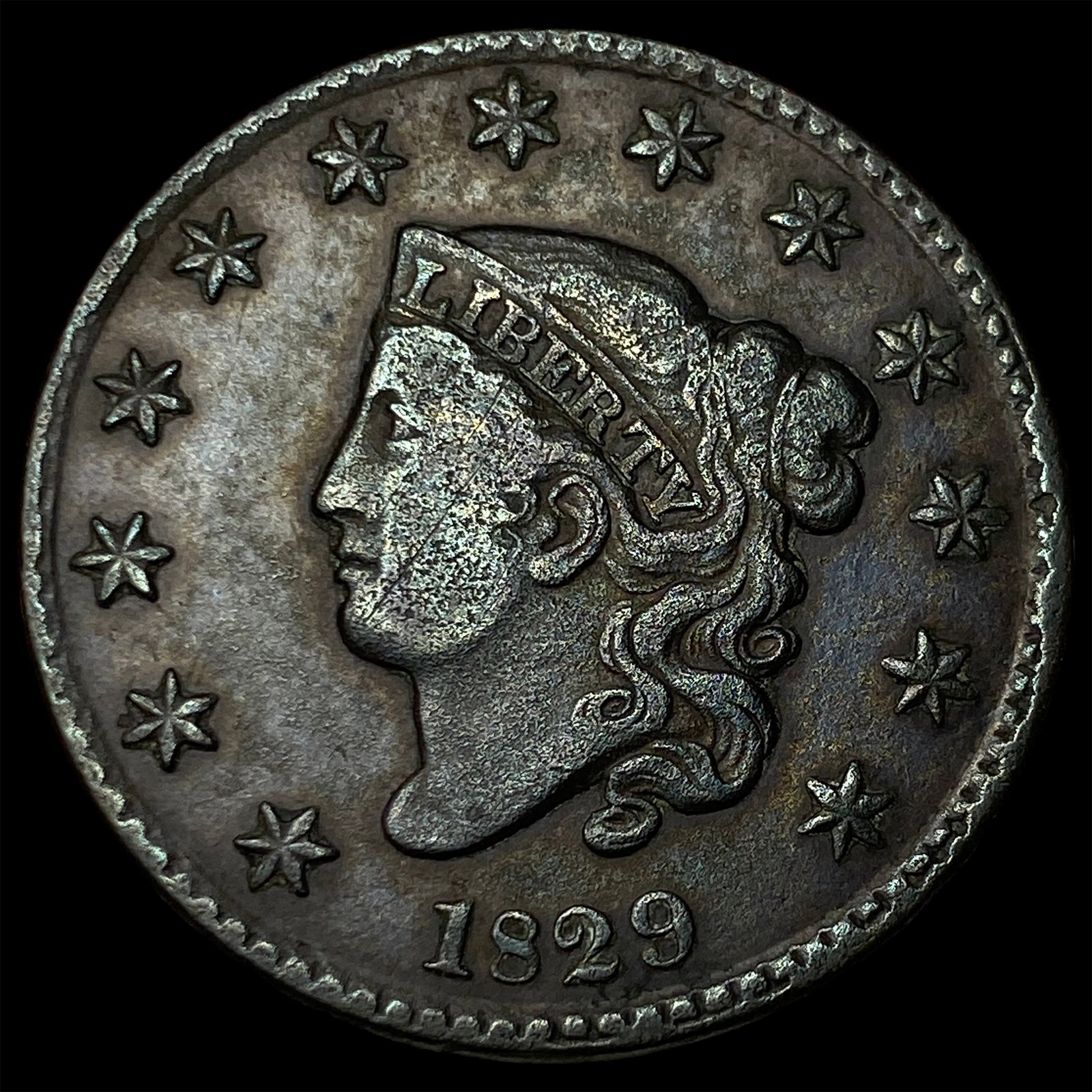 1829 Coronet Head Large Cent HIGH GRADE (1 of 2)