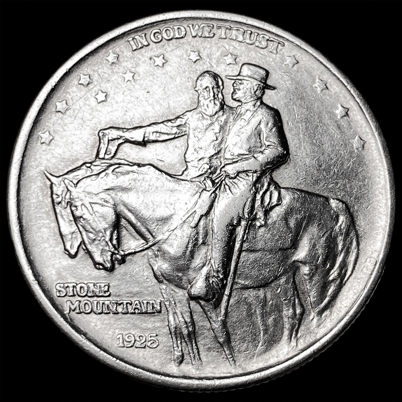 1925 Stone Mountain Silver Half Dollar UNCIRCULATED: 1925 Stone Mountain Silver Half Dollar UNCIRCULATED
