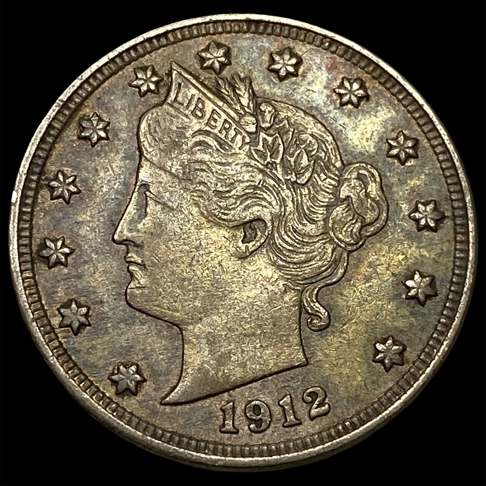 1912 Liberty Head Nickel CLOSELY UNCIRCULATED: 1912 Liberty Head Nickel CLOSELY UNCIRCULATED