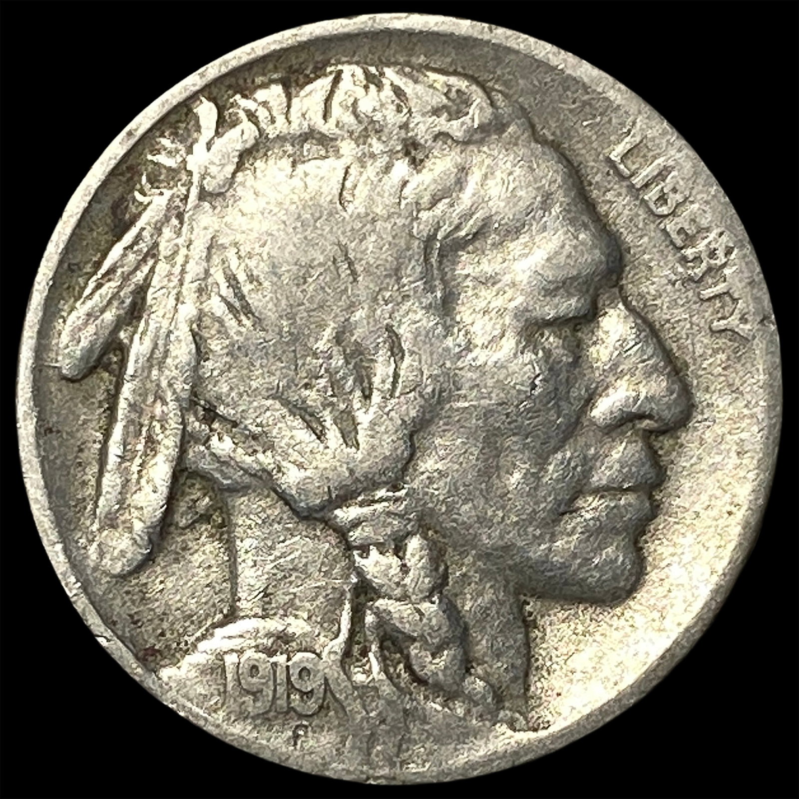 1919-D Buffalo Nickel LIGHTLY CIRCULATED: 1919-D Buffalo Nickel LIGHTLY CIRCULATED