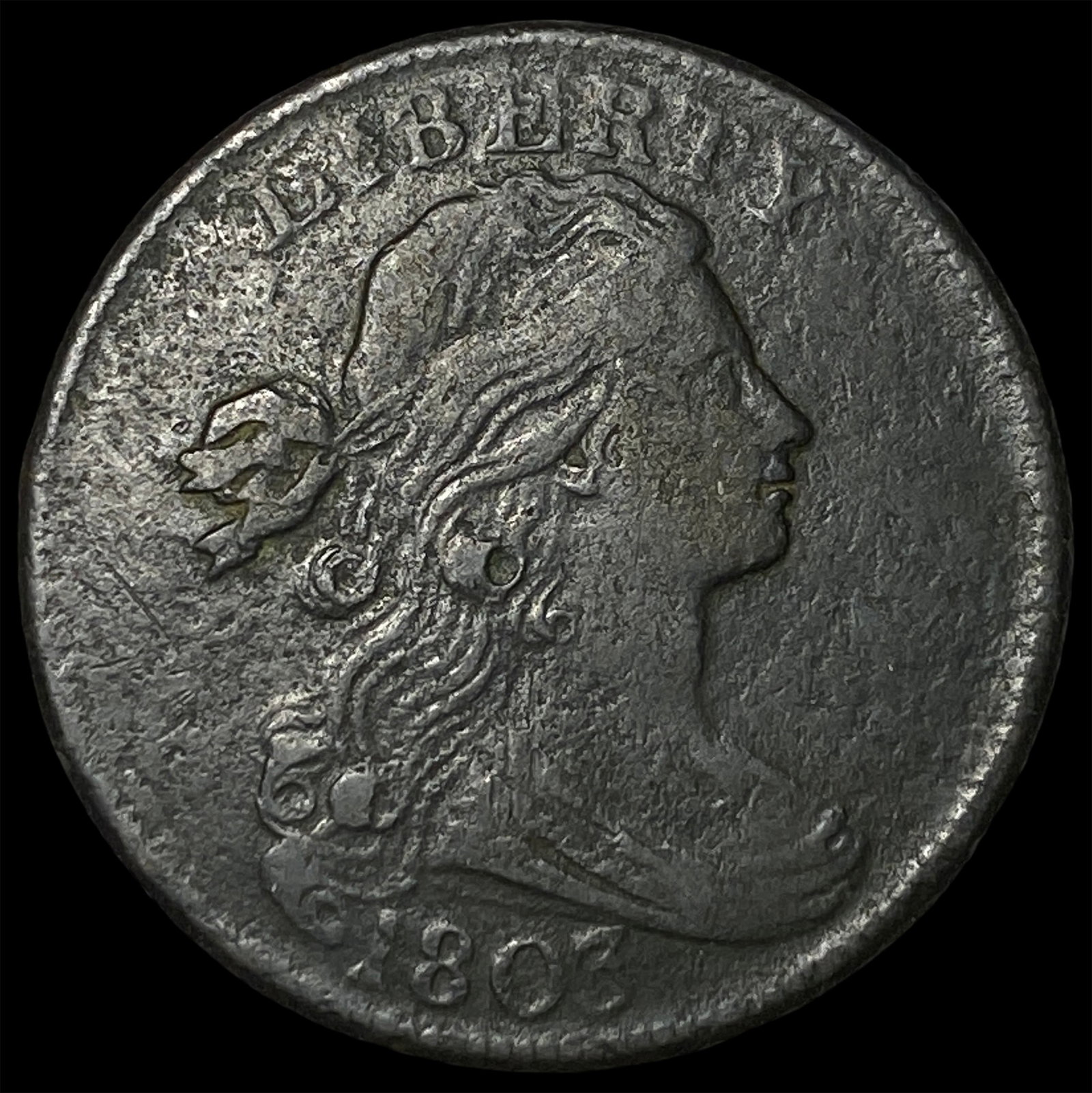 1803 Draped Bust Large Cent NEARLY UNCIRCULATED: 1803 Draped Bust Large Cent NEARLY UNCIRCULATED