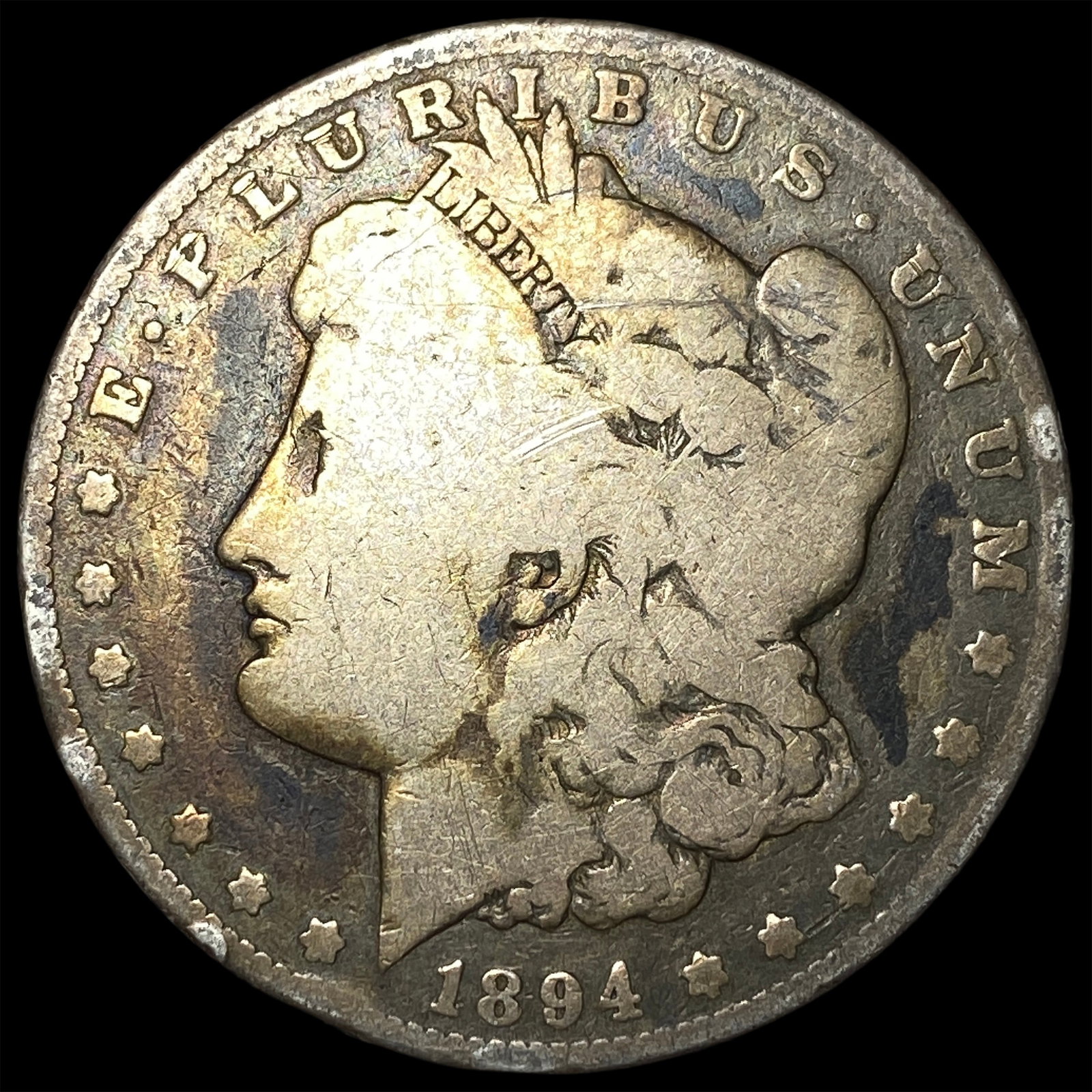 1894-O Silver Morgan Dollar NICELY CIRCULATED: 1894-O Silver Morgan Dollar NICELY CIRCULATED