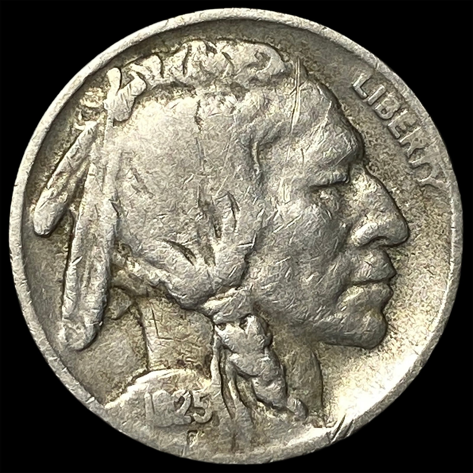 1925-S Buffalo Nickel LIGHTLY CIRCULATED: 1925-S Buffalo Nickel LIGHTLY CIRCULATED