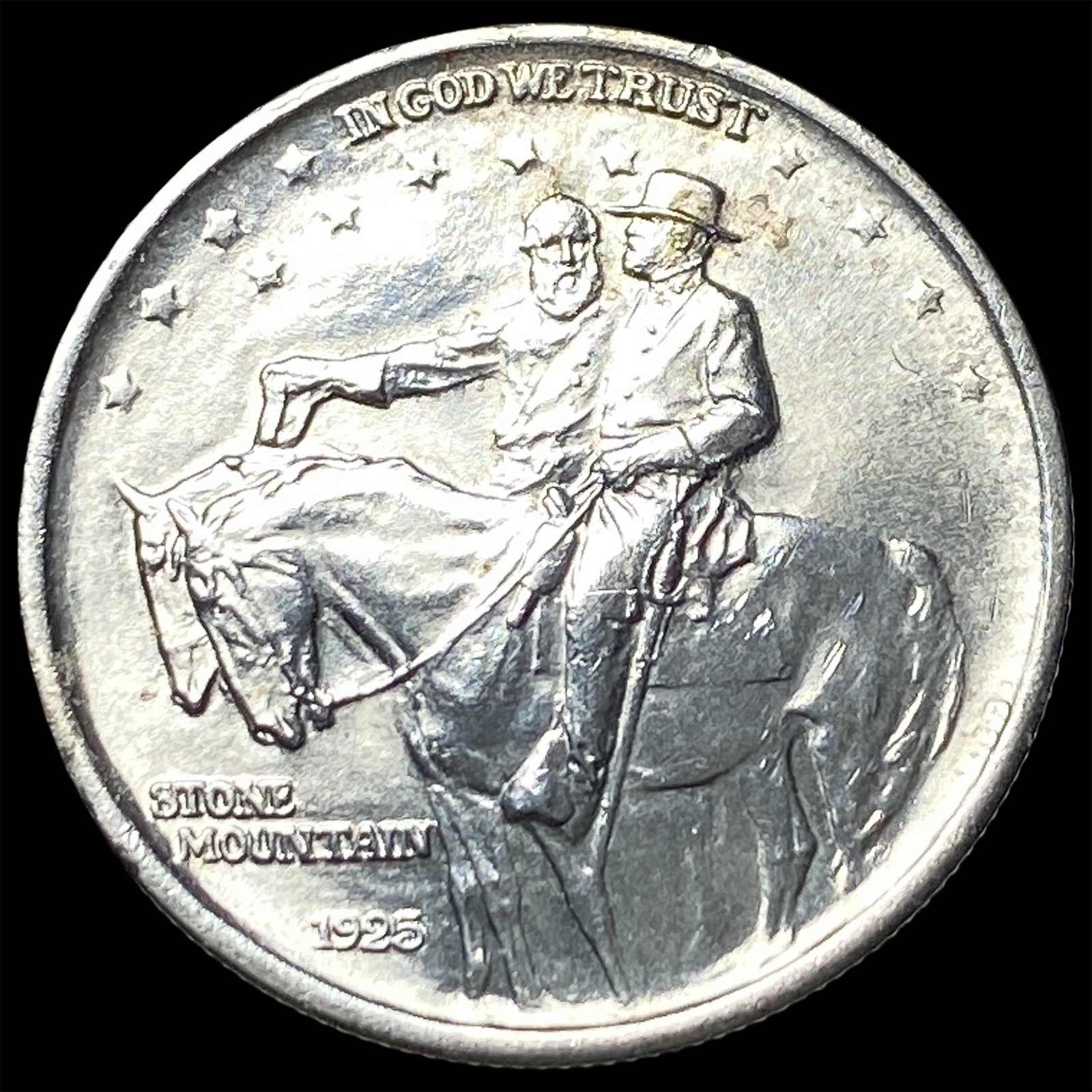 1925 Silver Stone Mountain Half Dollar CHOICE BU: 1925 Silver Stone Mountain Half Dollar CHOICE BU