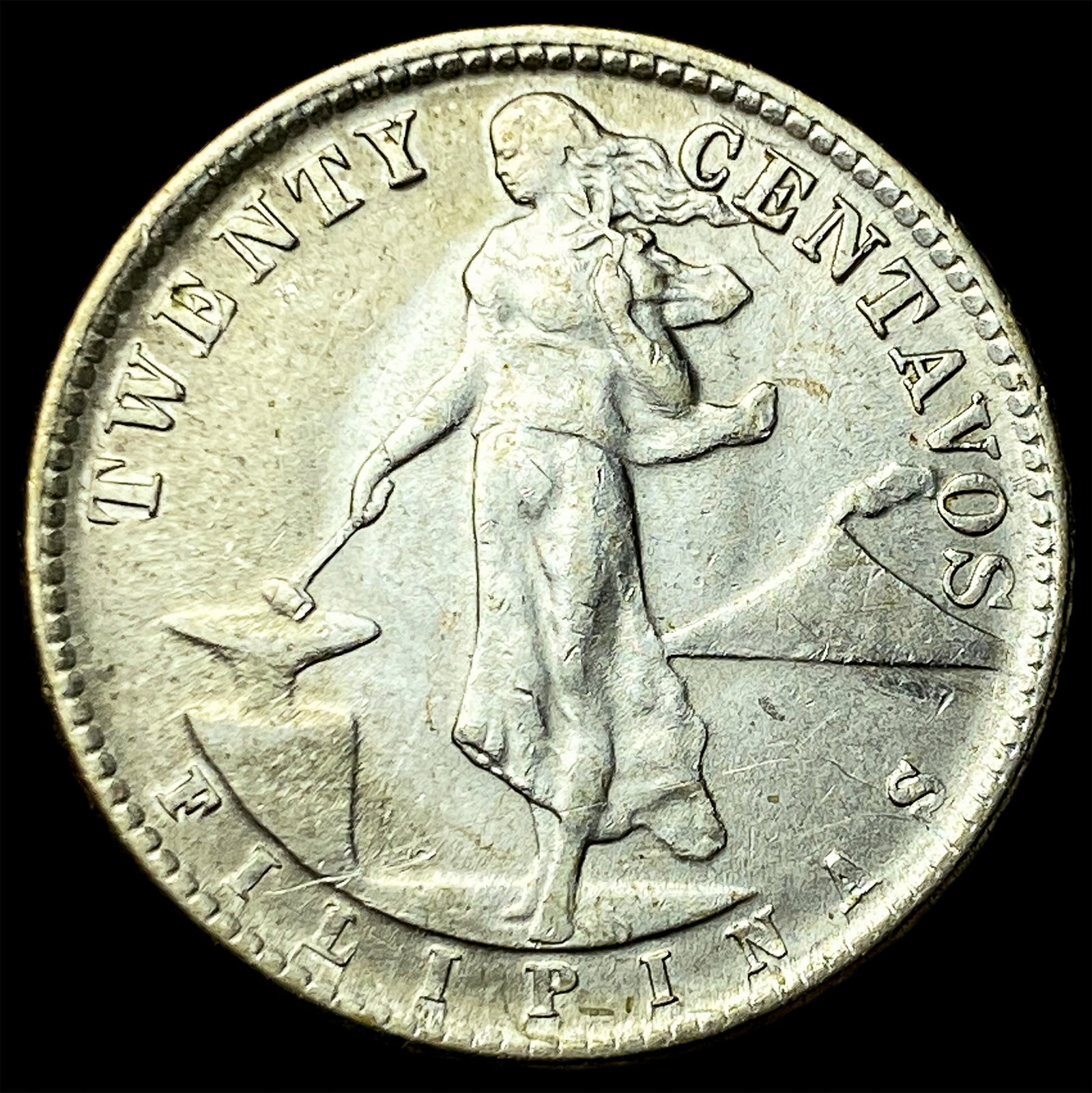 1965D Philippines Silver 20 Centavos (1 of 2)