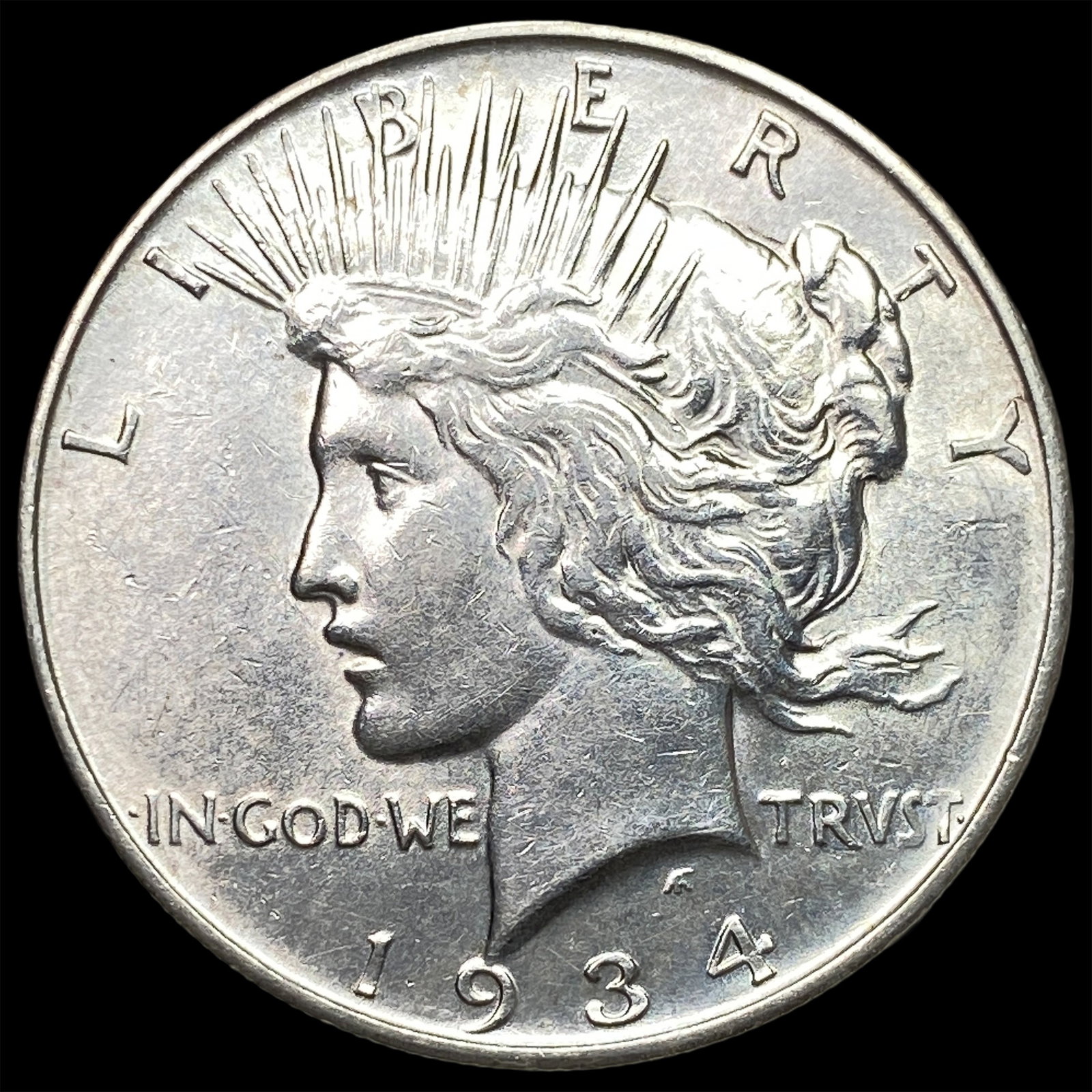 1934-D Silver Peace Dollar CLOSELY UNCIRCULATED: 1934-D Silver Peace Dollar CLOSELY UNCIRCULATED