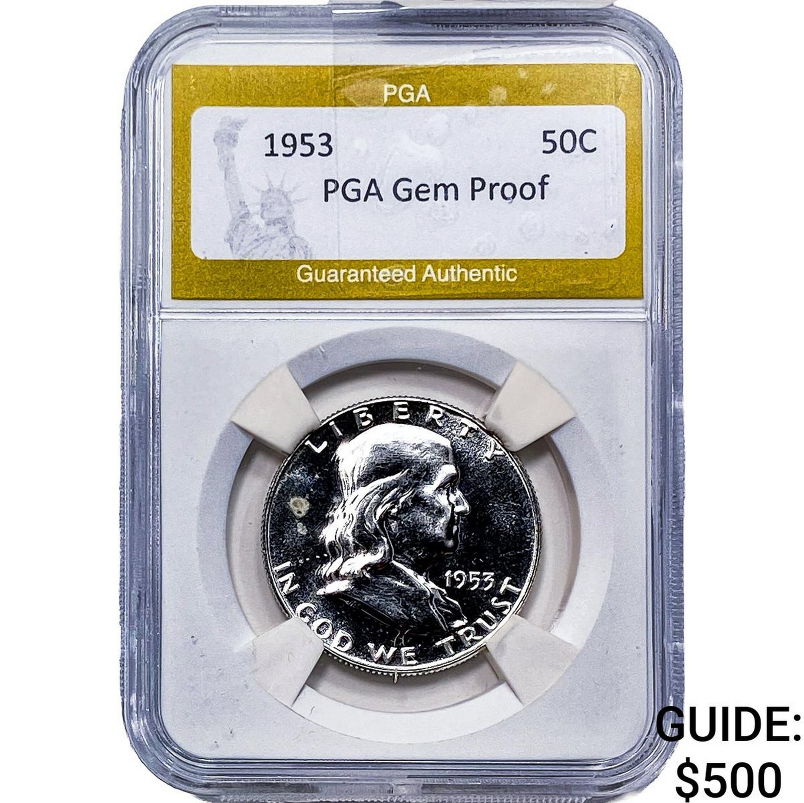 1953 Franklin Half Dollar PGA Gem Proof (1 of 2)