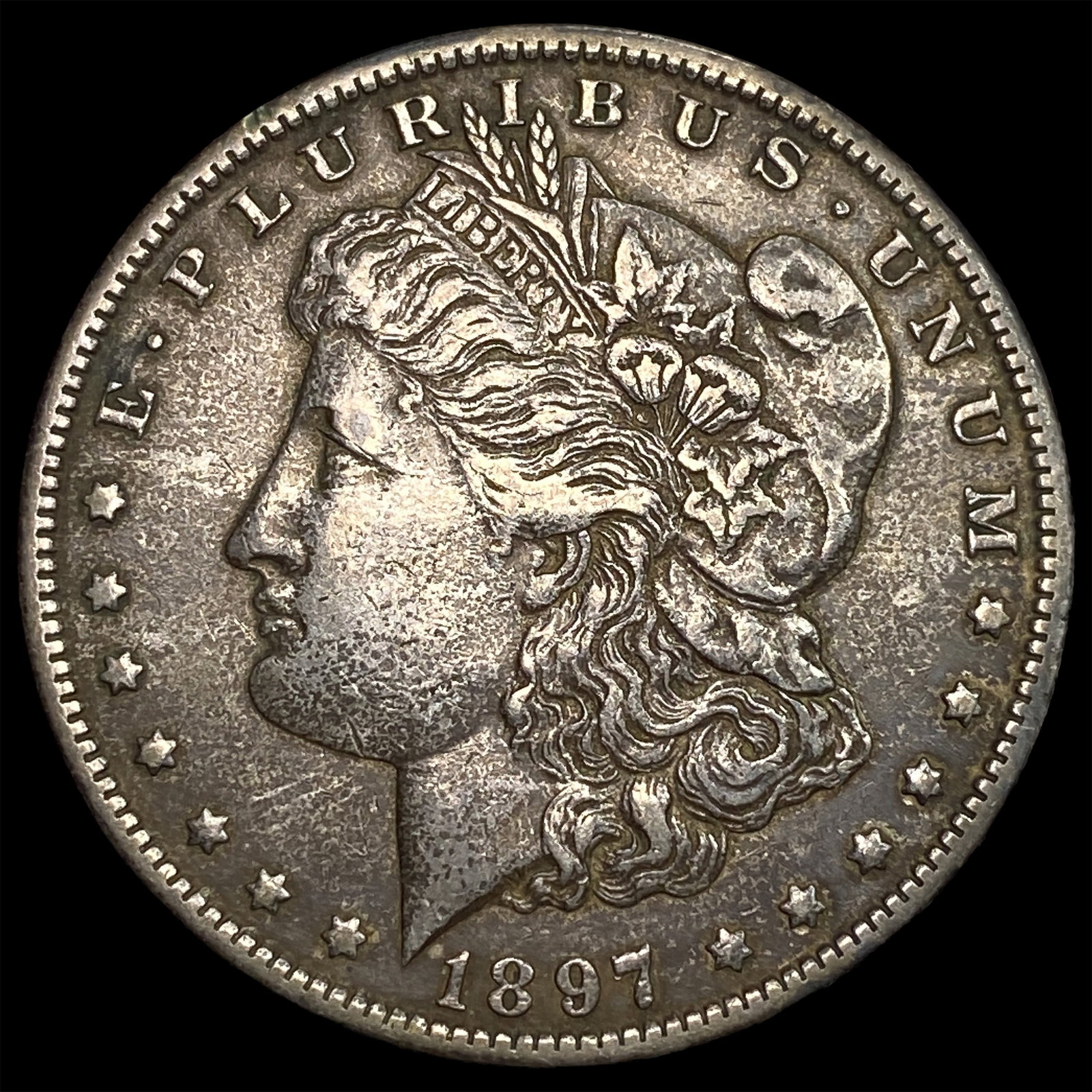 1897-O Silver Morgan Dollar NEARLY UNCIRCULATED: 1897-O Silver Morgan Dollar NEARLY UNCIRCULATED