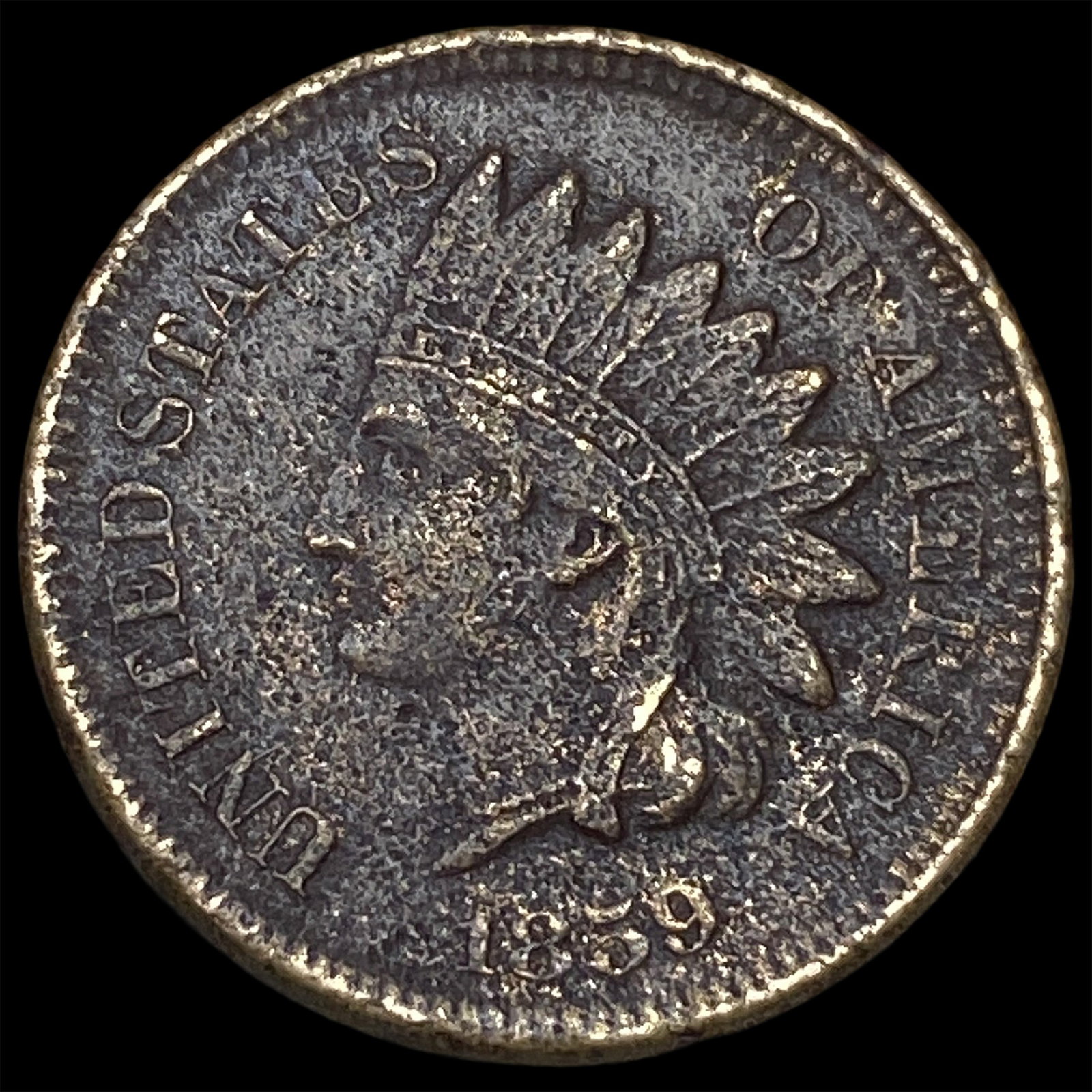 1859 Indian Head Cent HIGH GRADE: 1859 Indian Head Cent HIGH GRADE