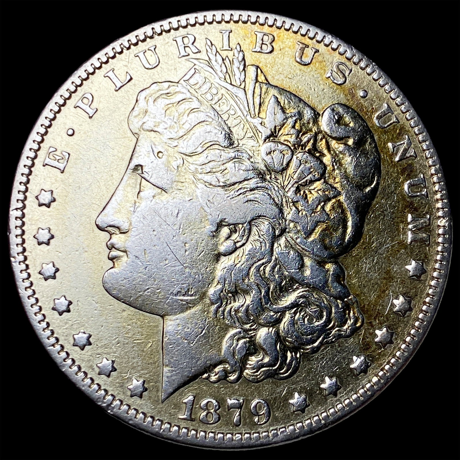 1879-S Rev 78 Silver Morgan Dollar CLOSELY UNCIRCULATED: 1879-S Rev 78 Silver Morgan Dollar CLOSELY UNCIRCULATED