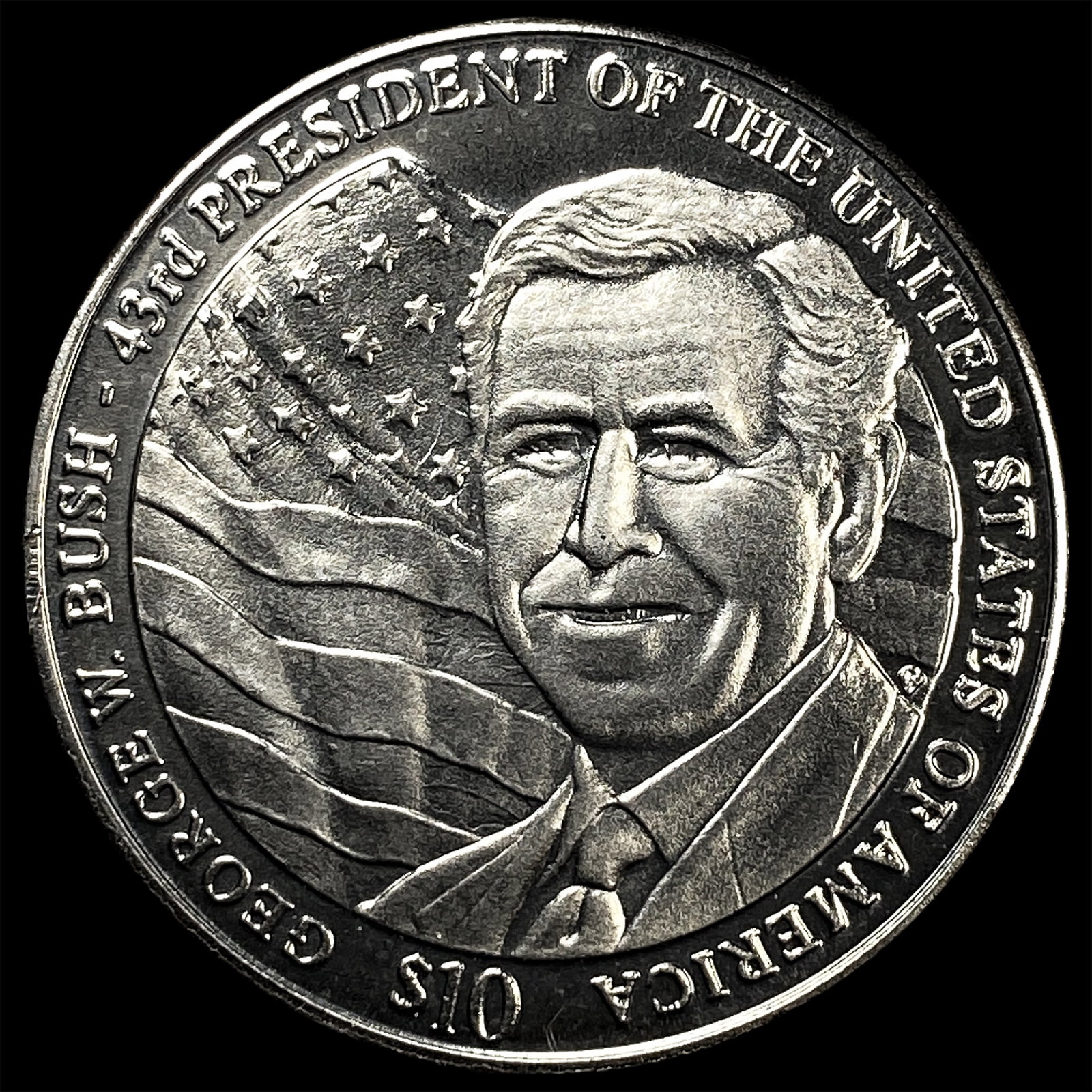 2001 Liberia Copper Nickel 10 Dollars (1 of 2)