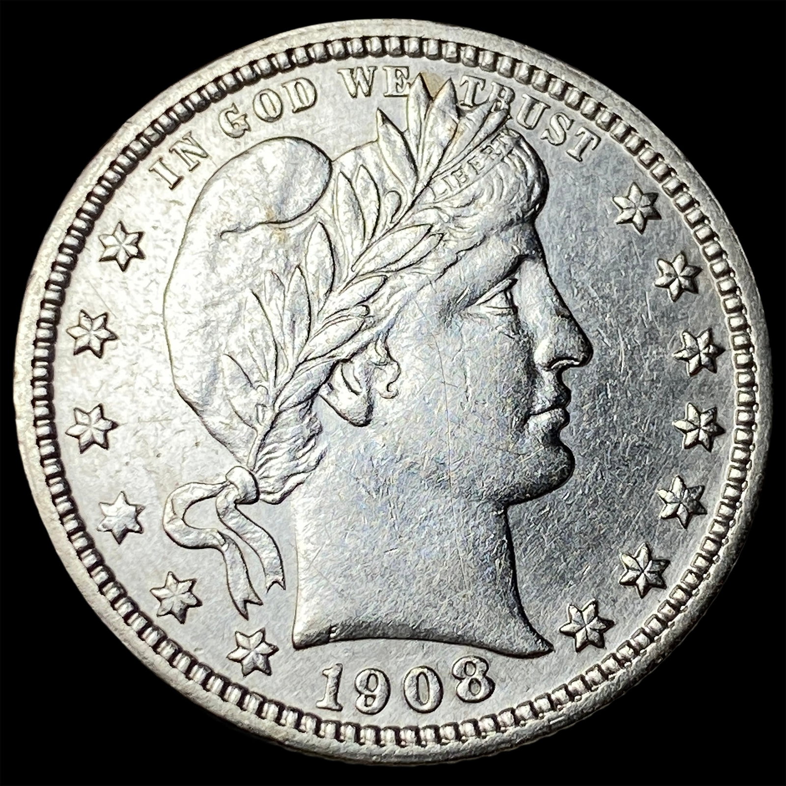 1908-D Barber Silver Quarter UNCIRCULATED (1 of 2)