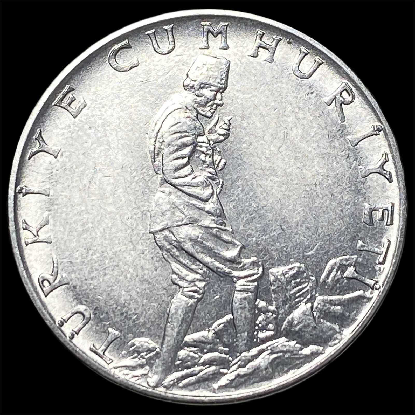 1960 Turkey 2 1/2 Lira: 1960 Turkey 2 1/2 Lira