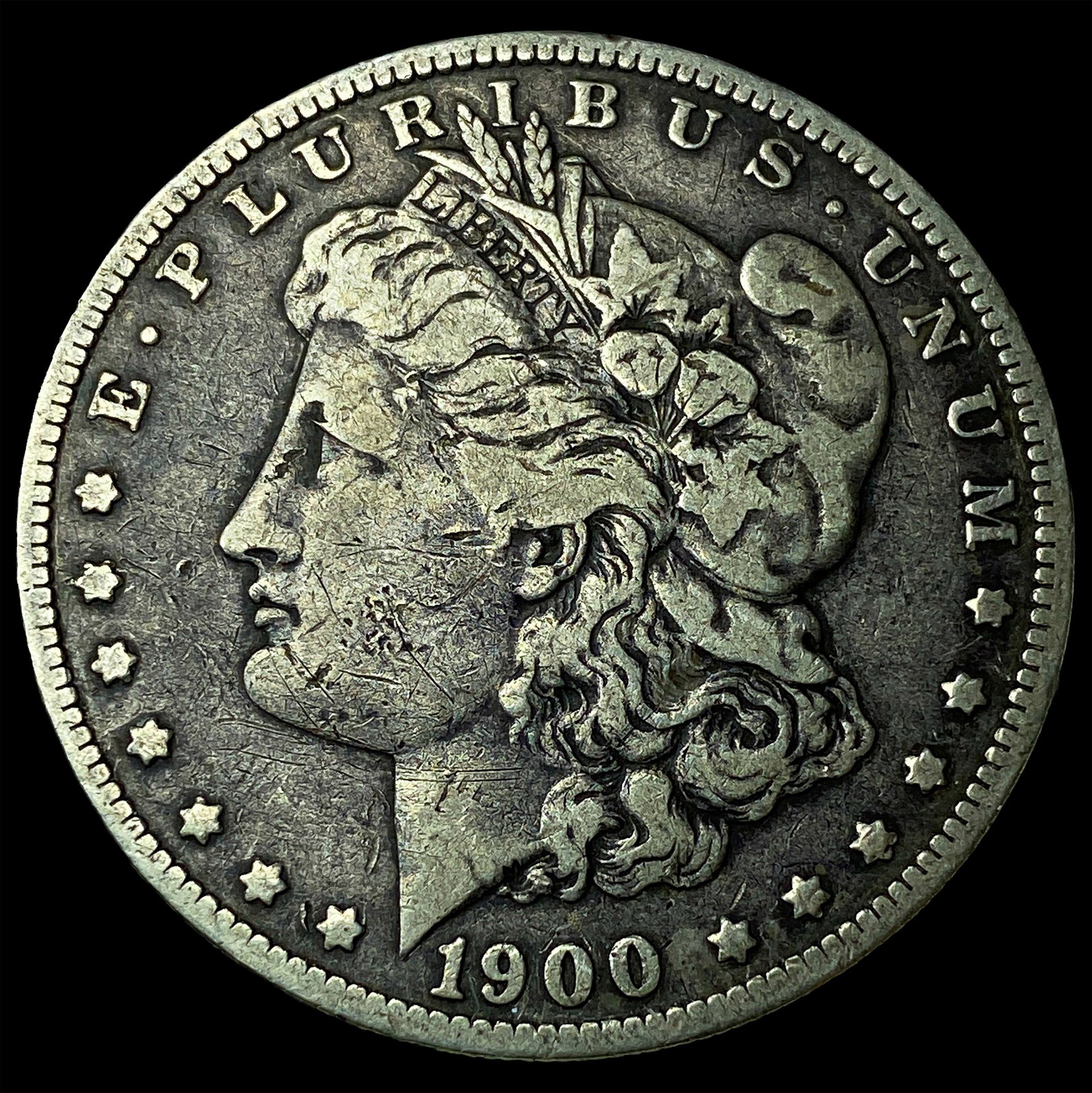 1900-O Silver Morgan Dollar NEARLY UNCIRCULATED: 1900-O Silver Morgan Dollar NEARLY UNCIRCULATED