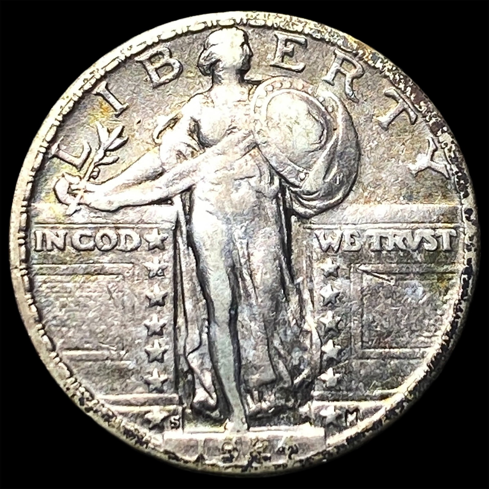 1924-S Standing Liberty Quarter NEARLY UNCIRCULATED