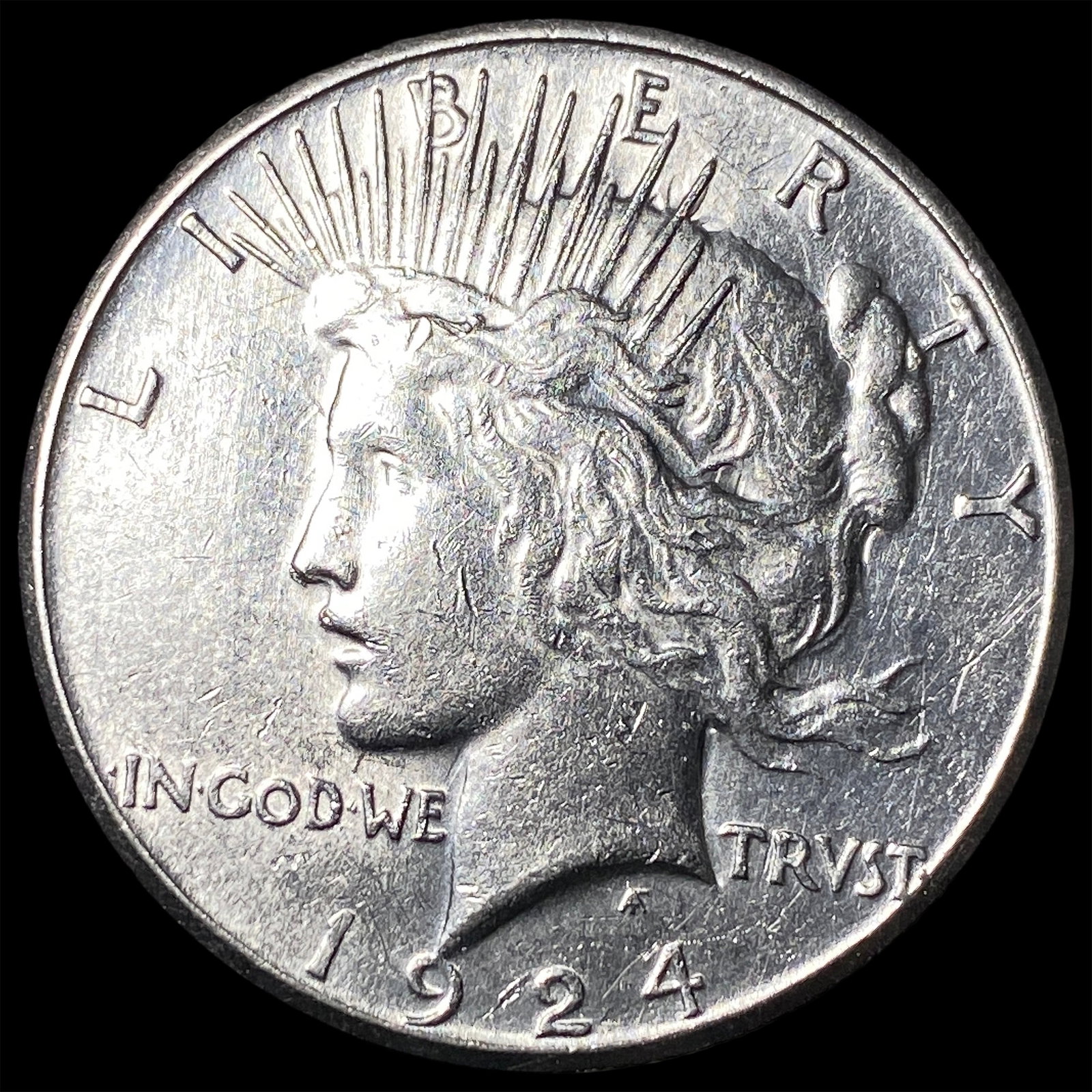 1924-S Silver Peace Dollar UNCIRCULATED: 1924-S Silver Peace Dollar UNCIRCULATED