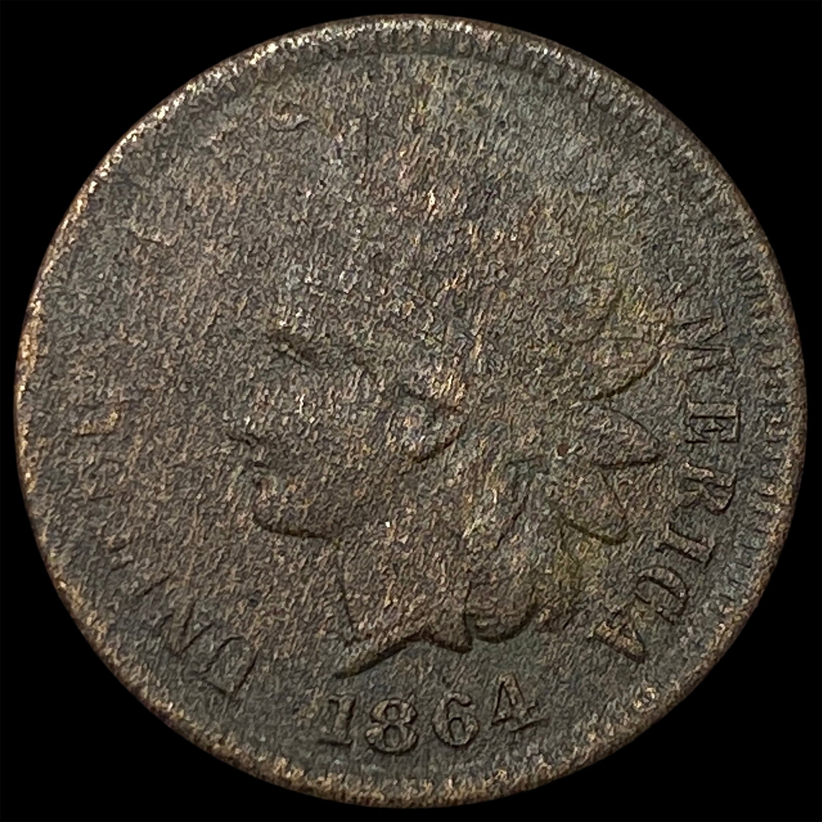 1864 Indian Head Cent LIGHTLY CIRCULATED: 1864 Indian Head Cent LIGHTLY CIRCULATED