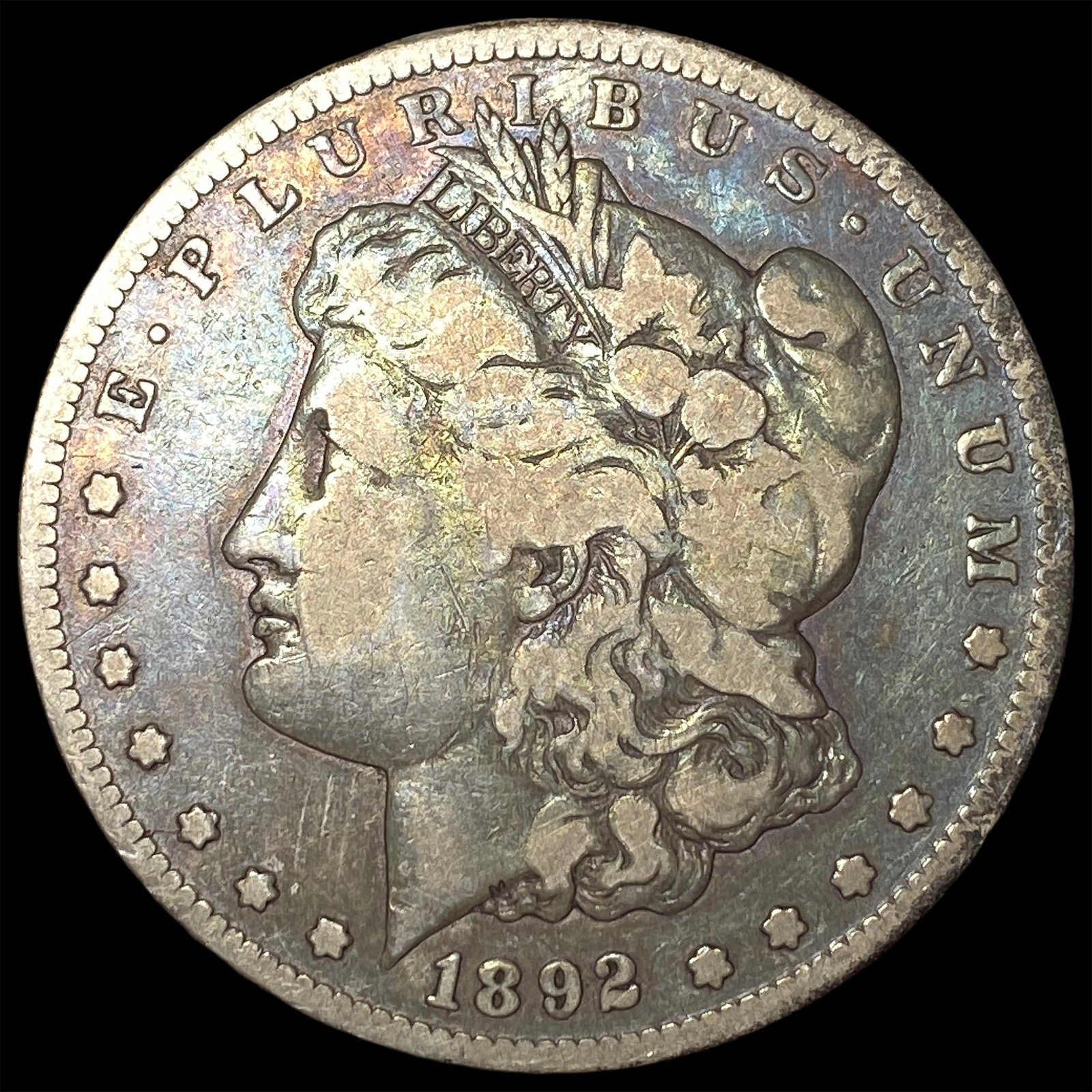 1892-CC Silver Morgan Dollar LIGHTLY CIRCULATED: 1892-CC Silver Morgan Dollar LIGHTLY CIRCULATED