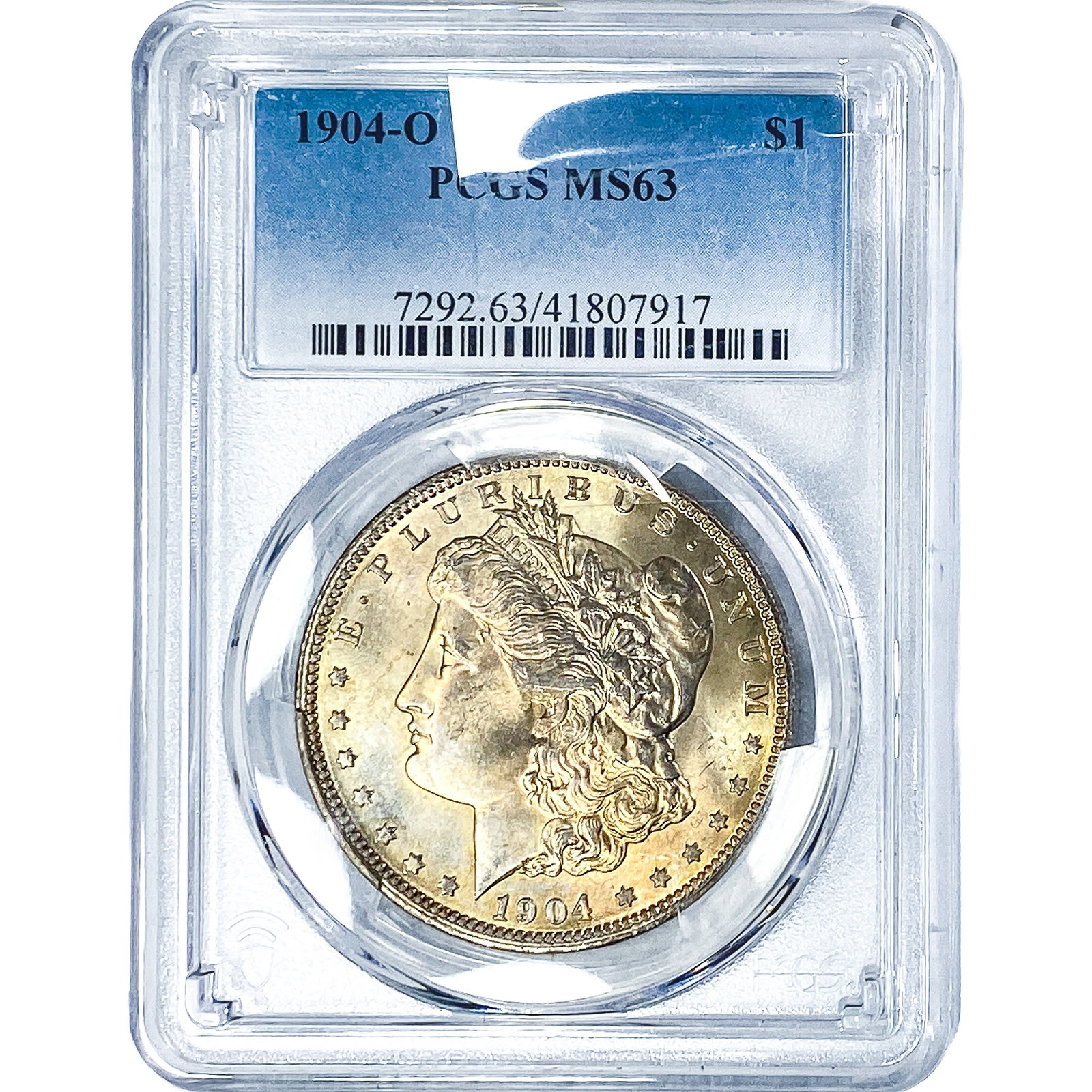 1904-O Morgan Silver Dollar PCGS MS63: 1904-O Morgan Silver Dollar PCGS MS63
