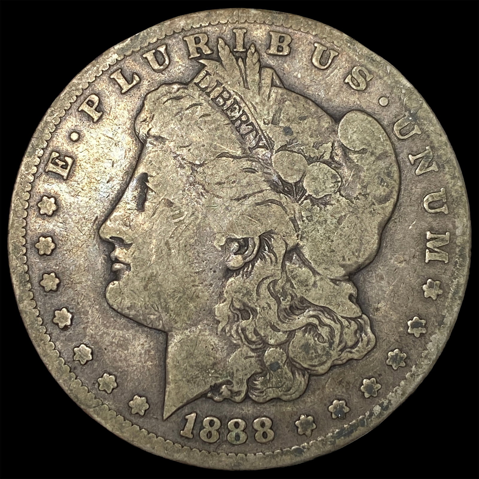 1888-S Morgan Silver Dollar LIGHTLY CIRCULATED: 1888-S Morgan Silver Dollar LIGHTLY CIRCULATED