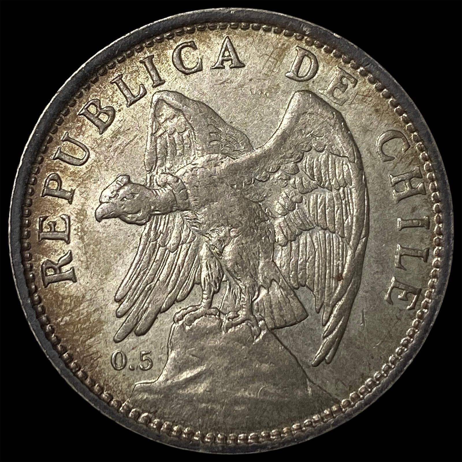 1922 Chile Silver 1 Peso CHOICE AU (1 of 2)