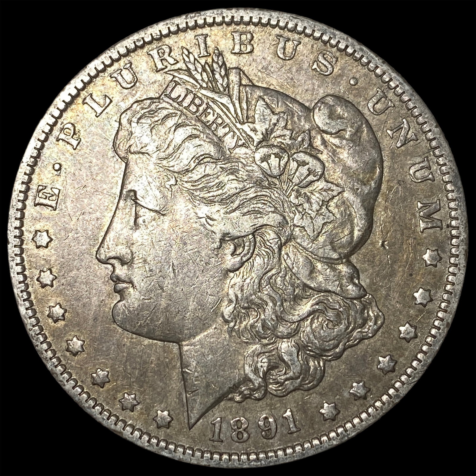 1891-O Silver Morgan Dollar NEARLY UNCIRCULATED: 1891-O Silver Morgan Dollar NEARLY UNCIRCULATED
