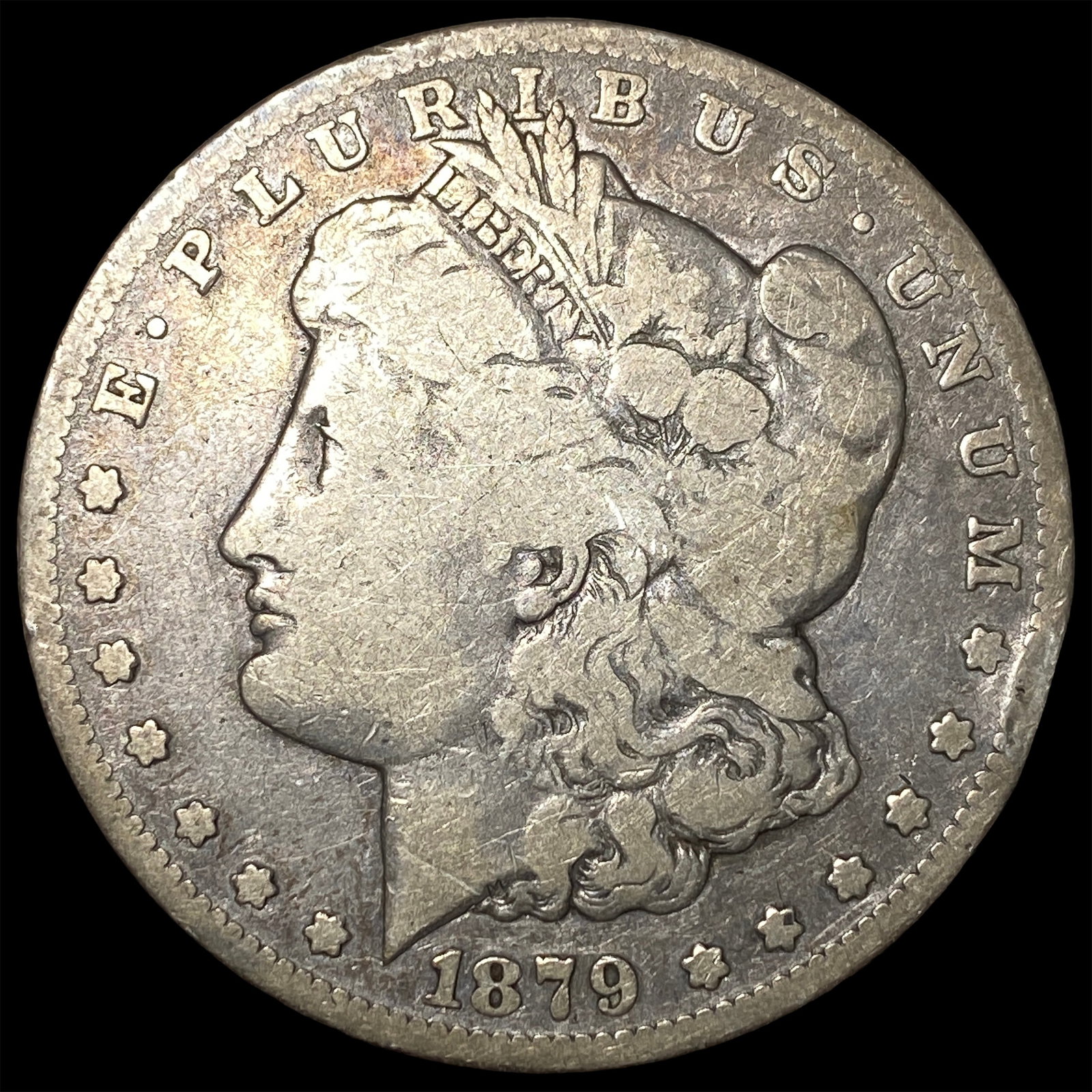 1879-CC Silver Morgan Dollar LIGHTLY CIRCULATED: 1879-CC Silver Morgan Dollar LIGHTLY CIRCULATED